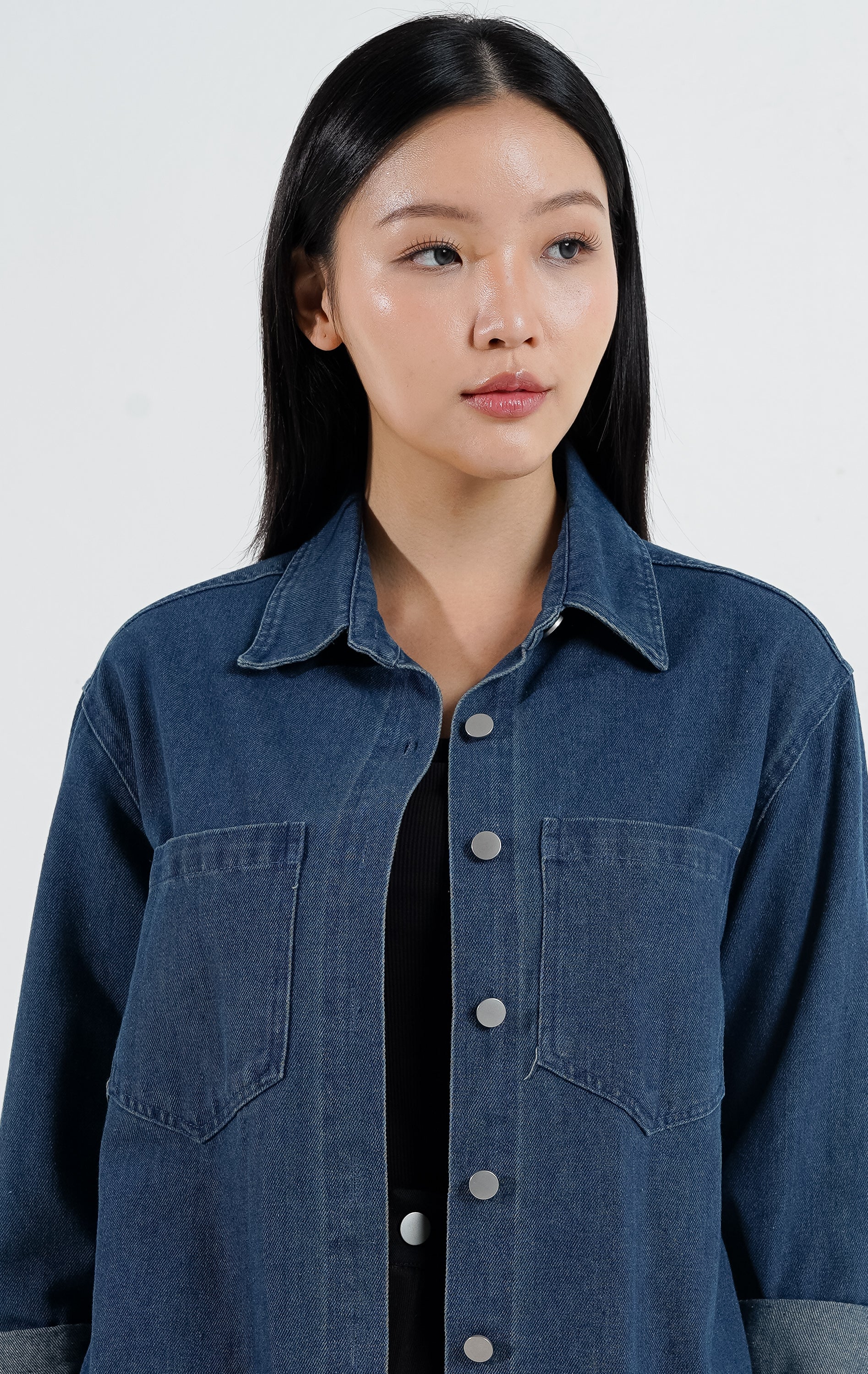 Zia Top Dark Denim