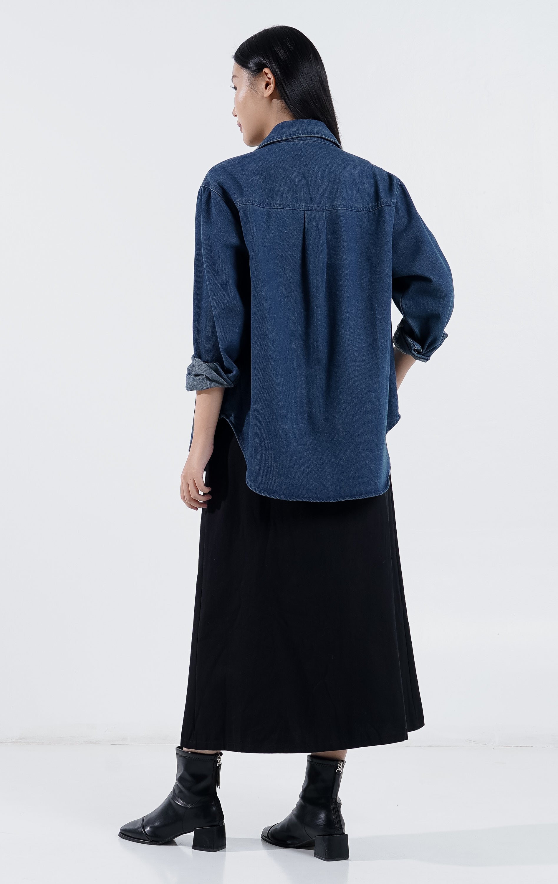 Zia Top Dark Denim