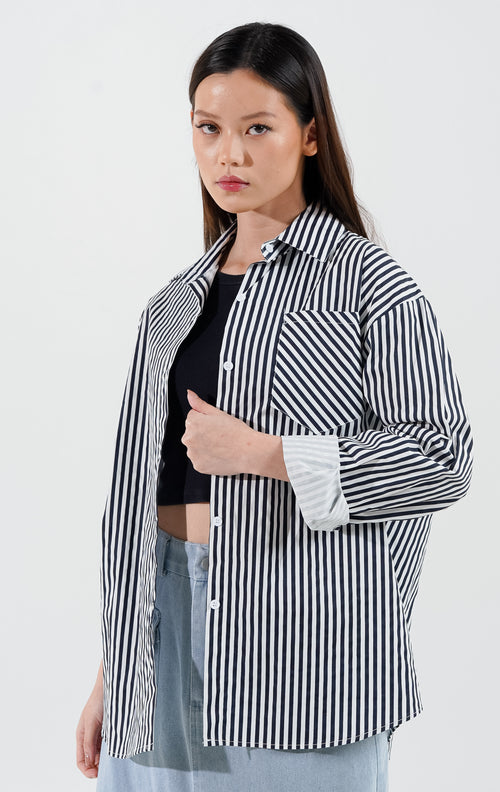 Ruyi Top Black Striped