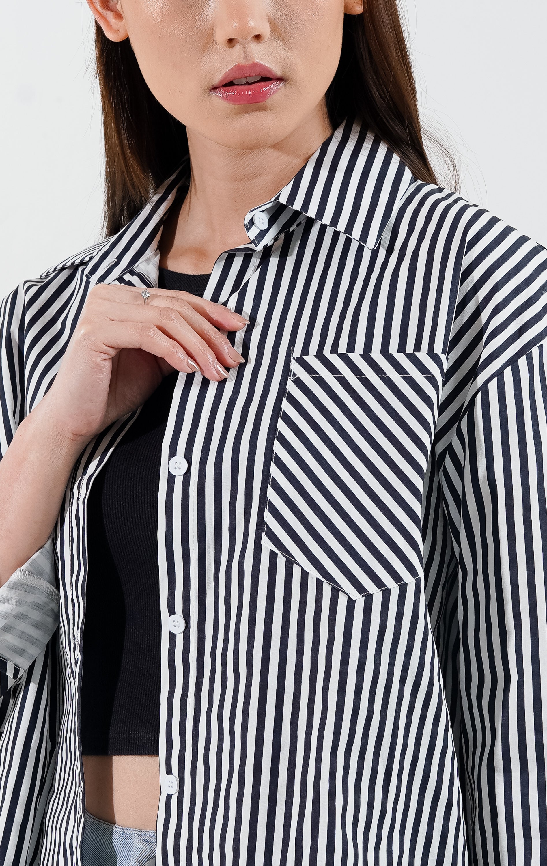 Ruyi Top Black Striped