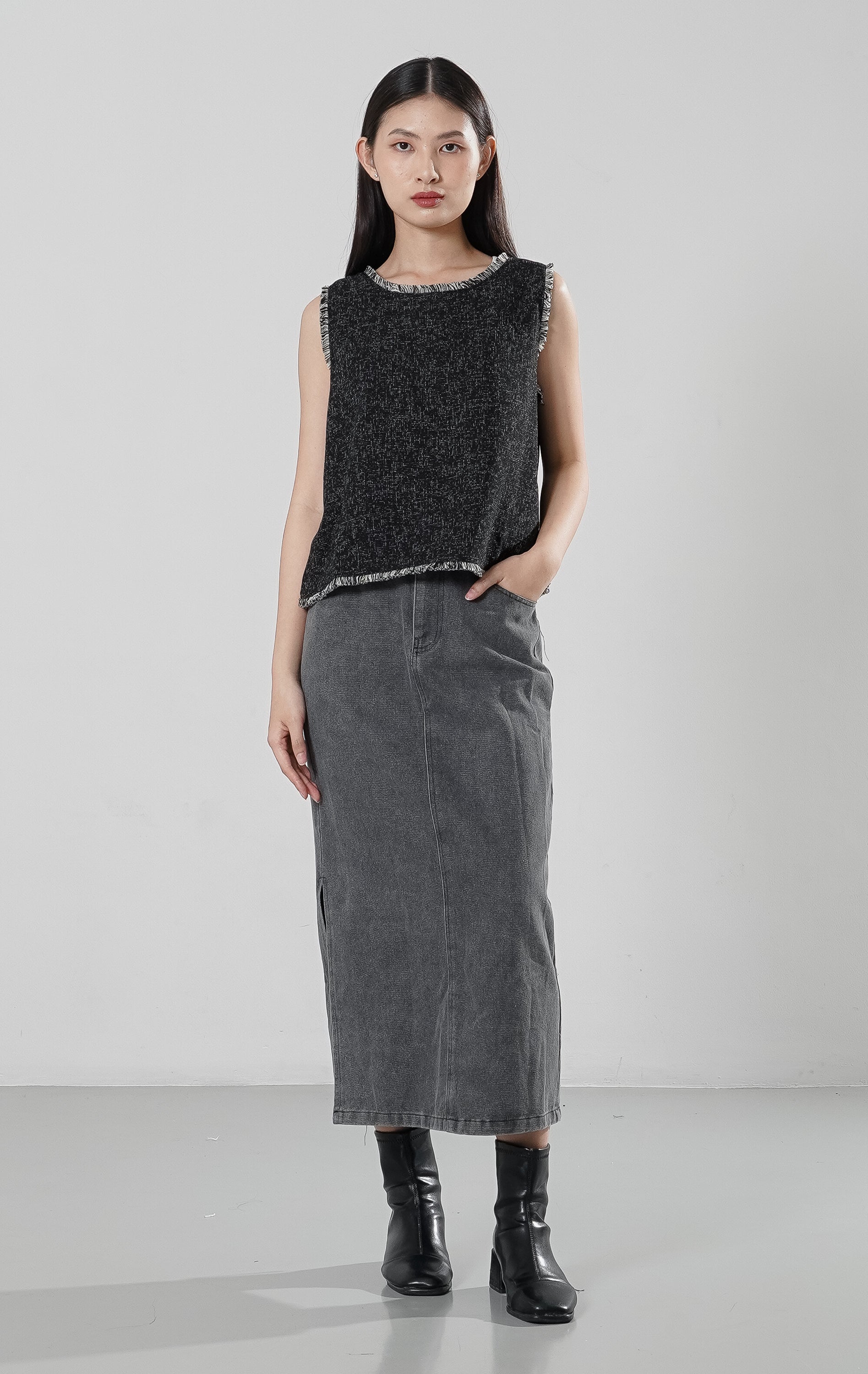 Greeta Top Grey