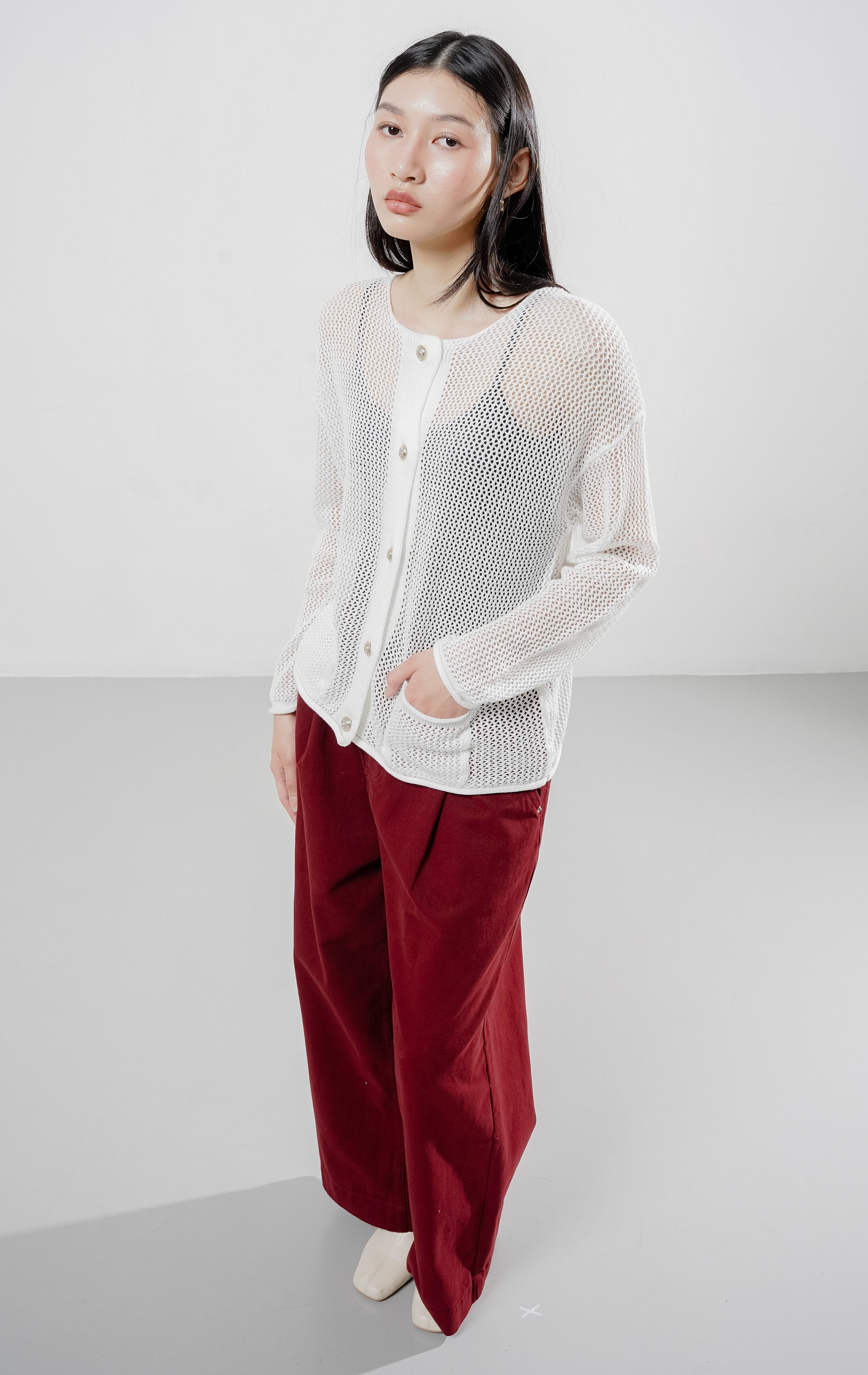 Peonita Top White