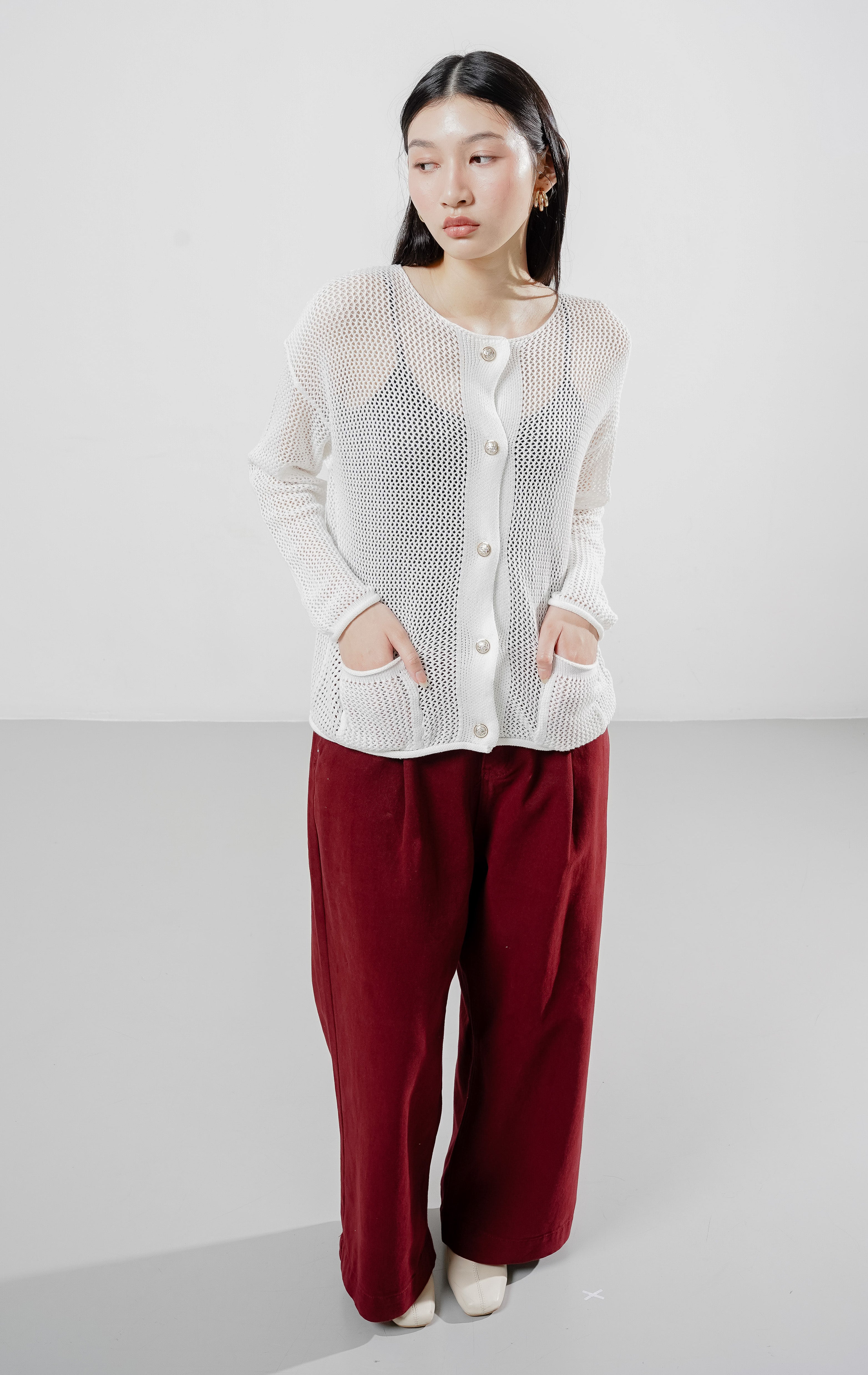 Peonita Top White