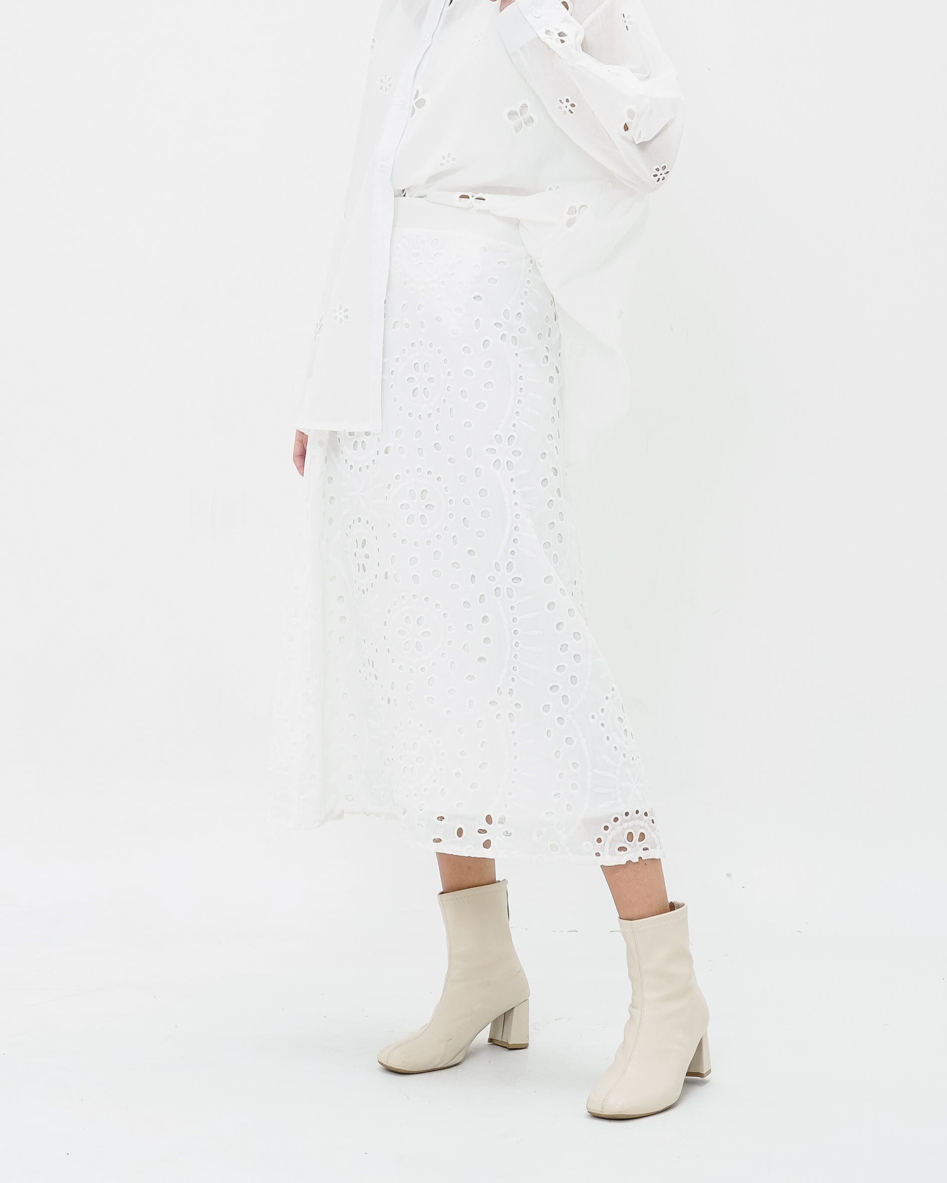 Somerset Skirt White