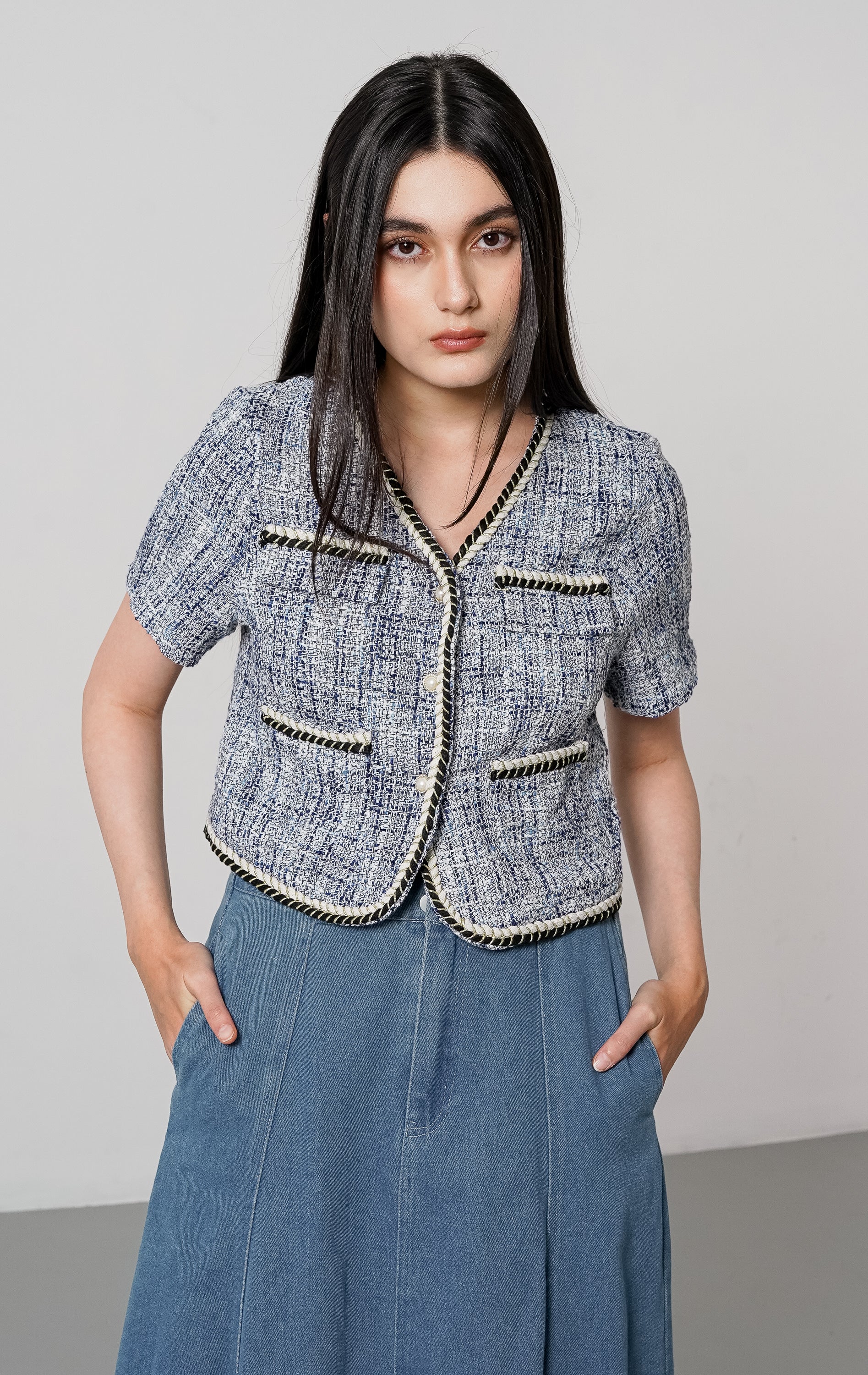 Ginny Top Blue