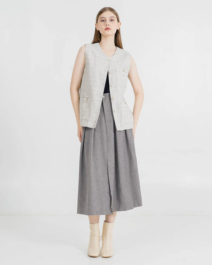 Alina Grey Vest