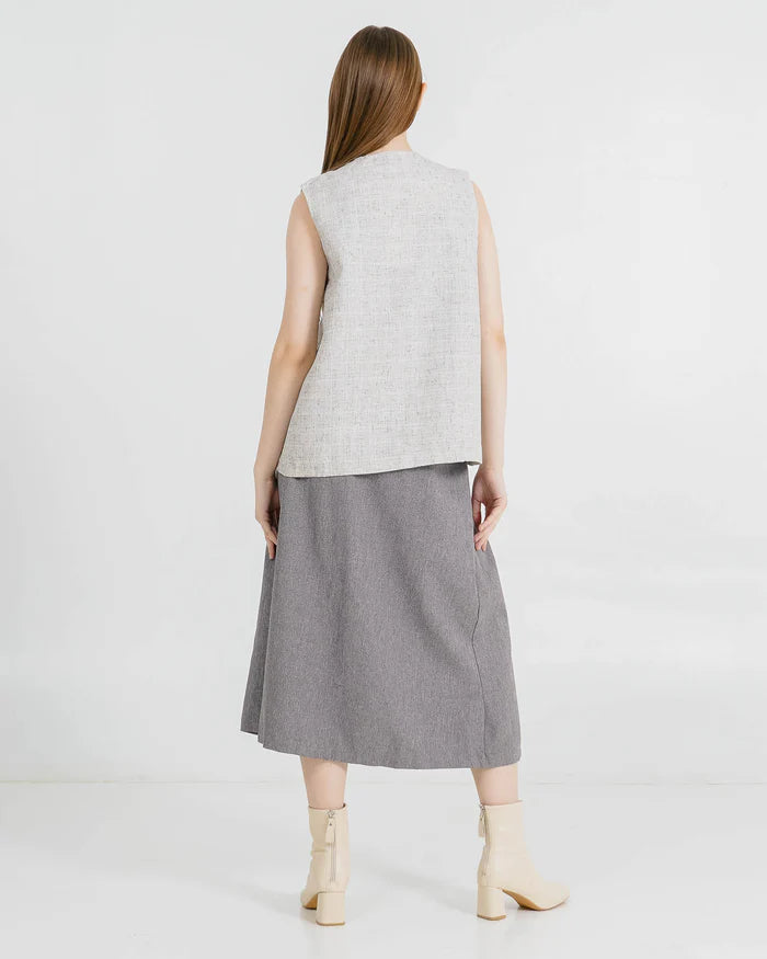 Alina Grey Vest