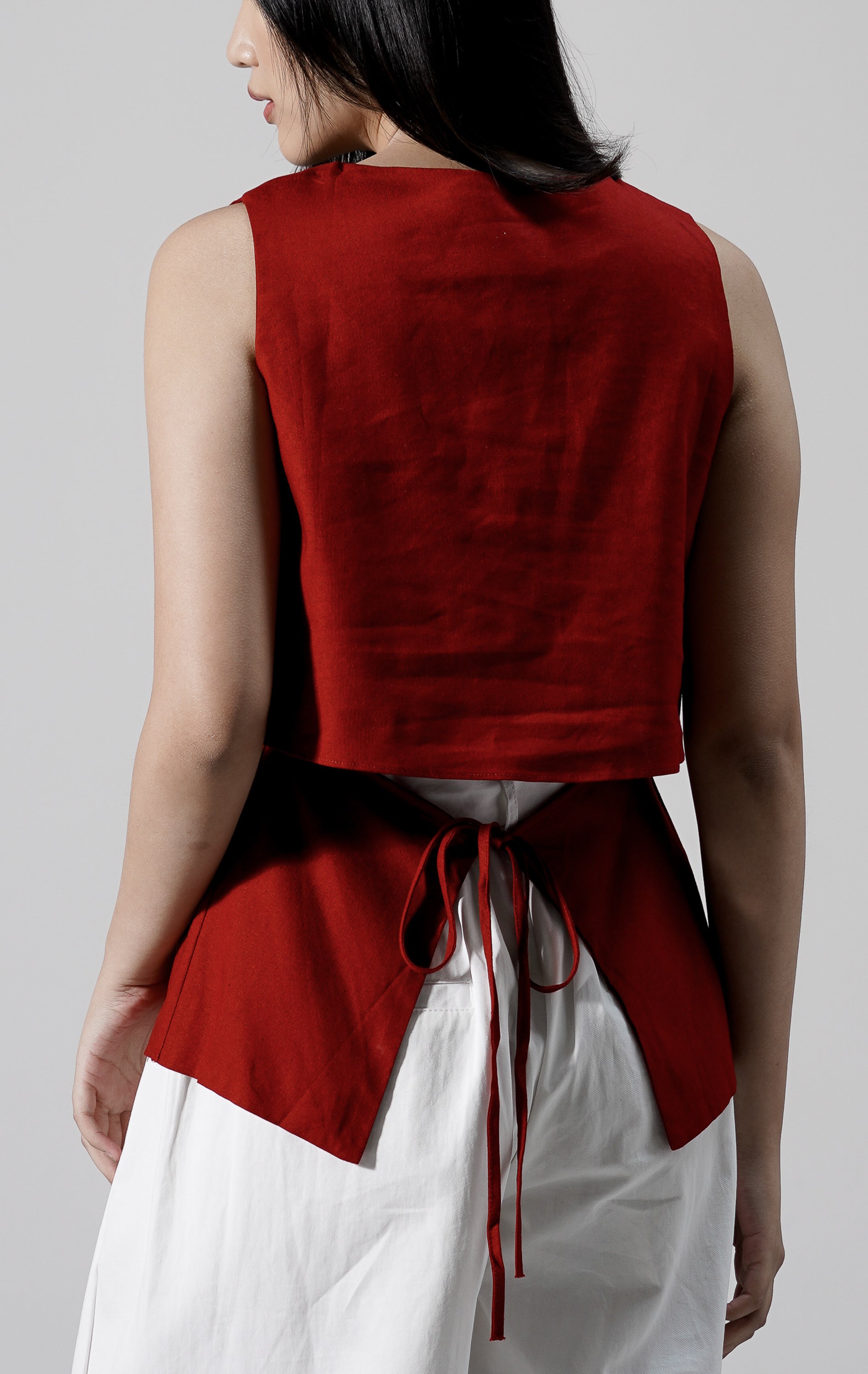 Alessia Vest Red