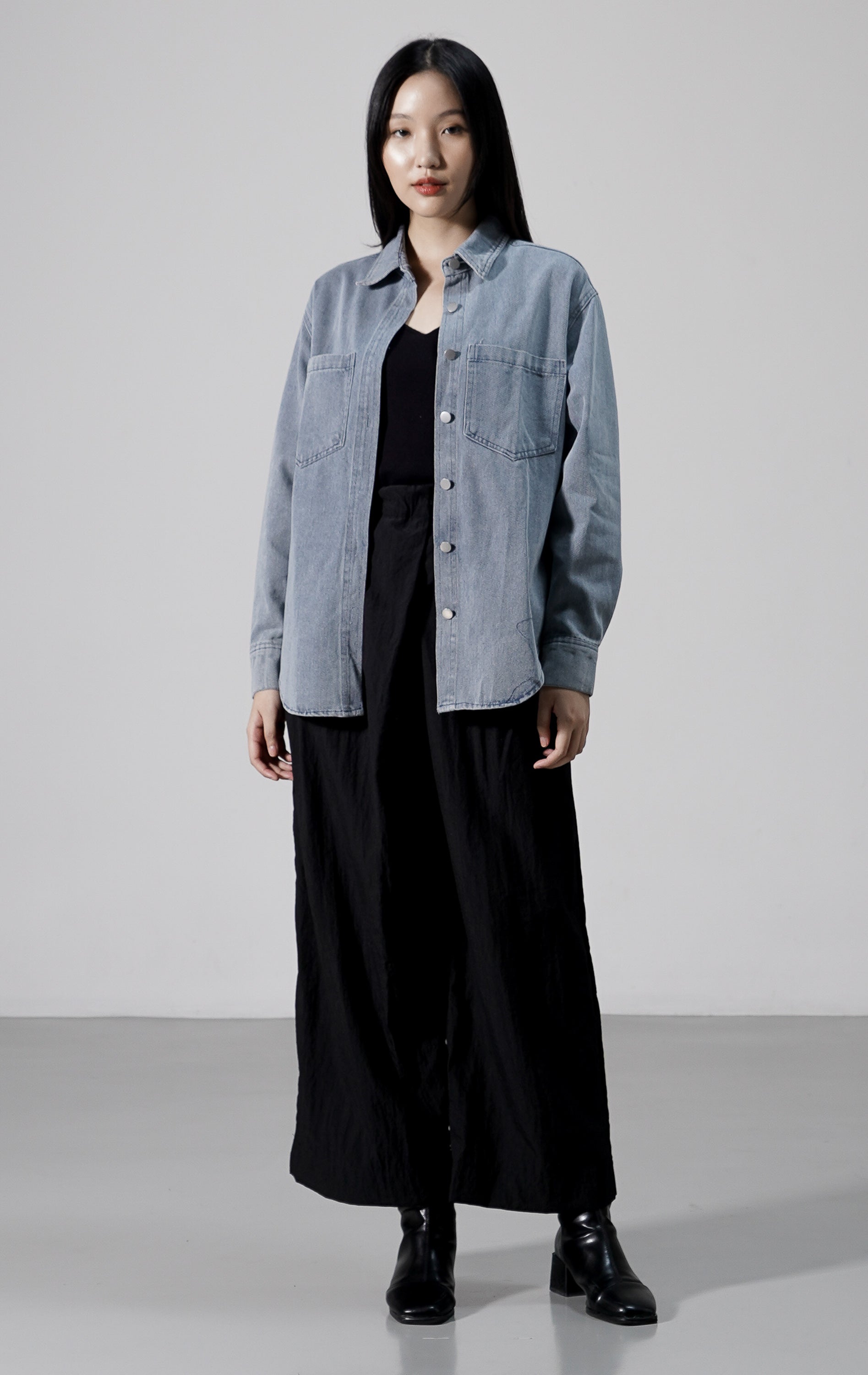 Zia Top Light Denim