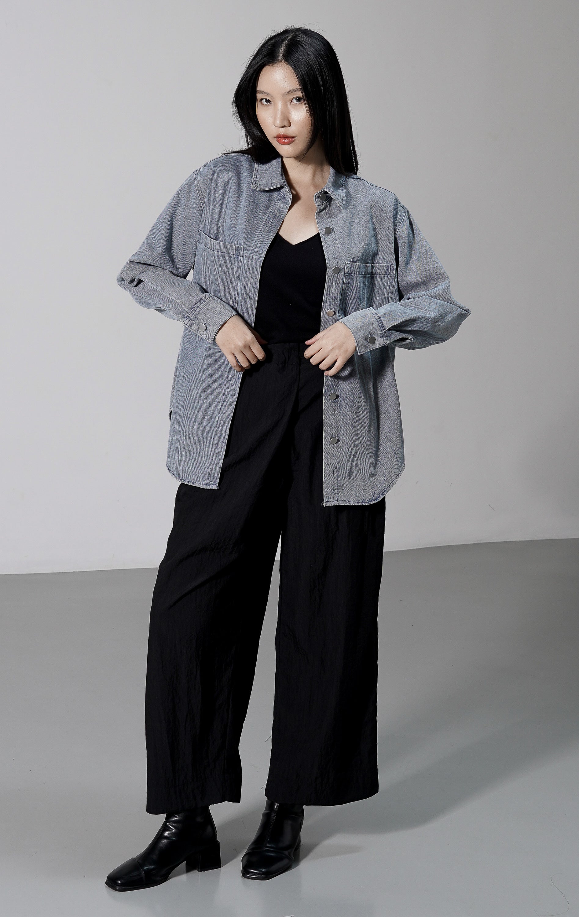 Zia Top Light Denim