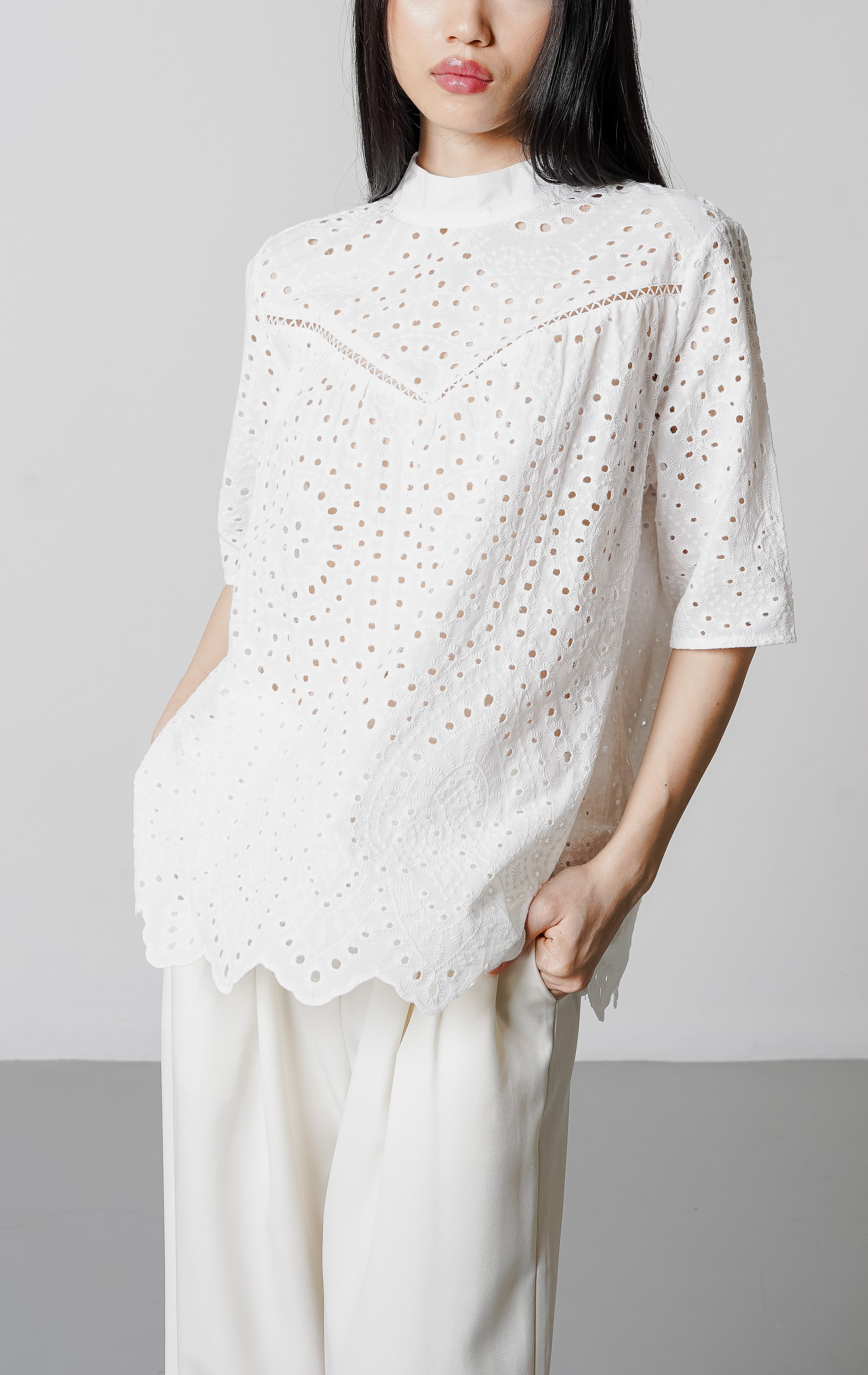 Mari Top White