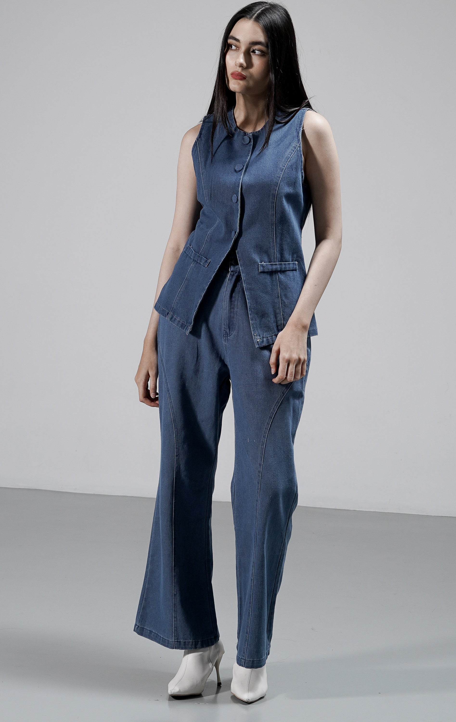 Peterly Vest Denim