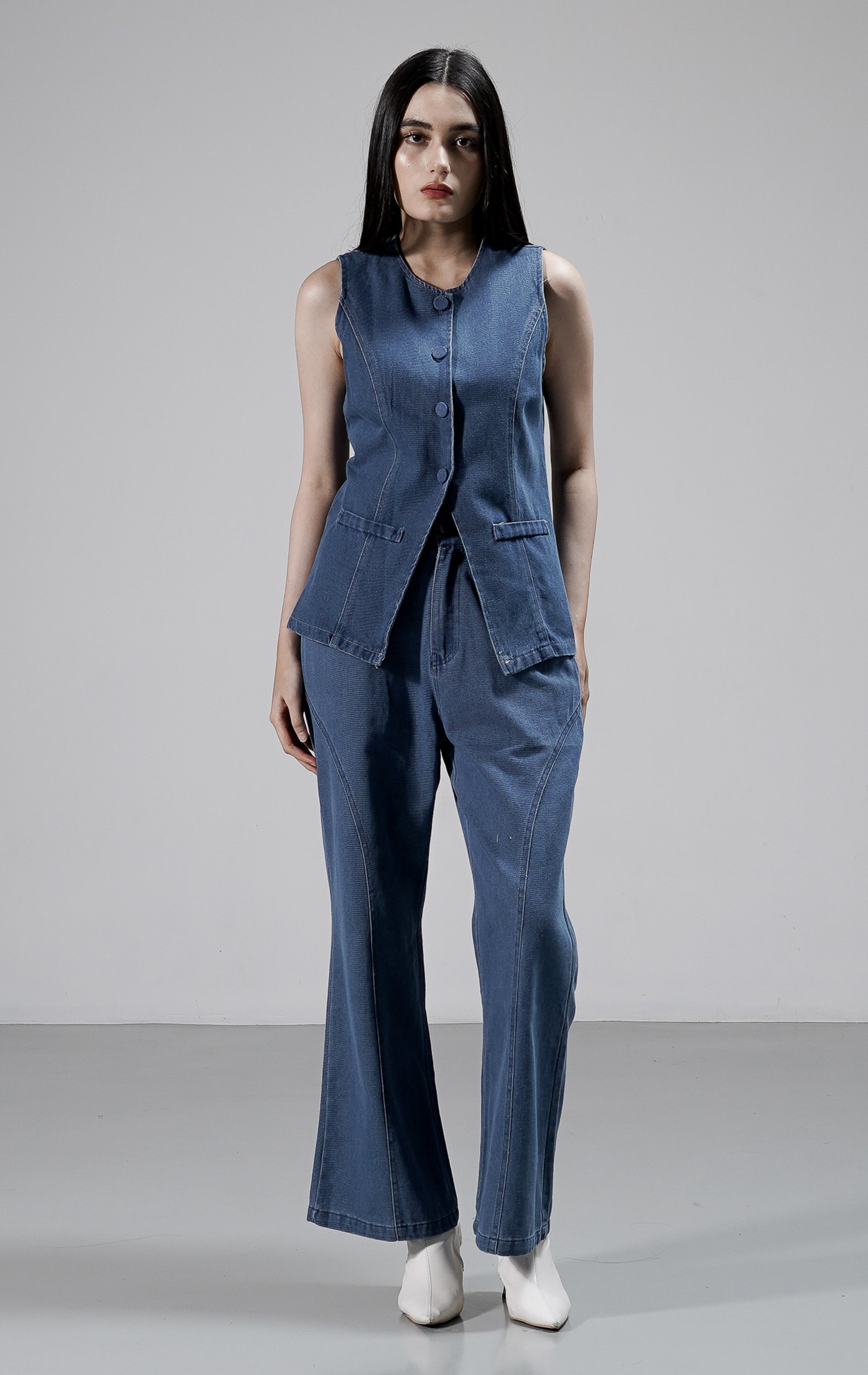 Peterly Vest Denim