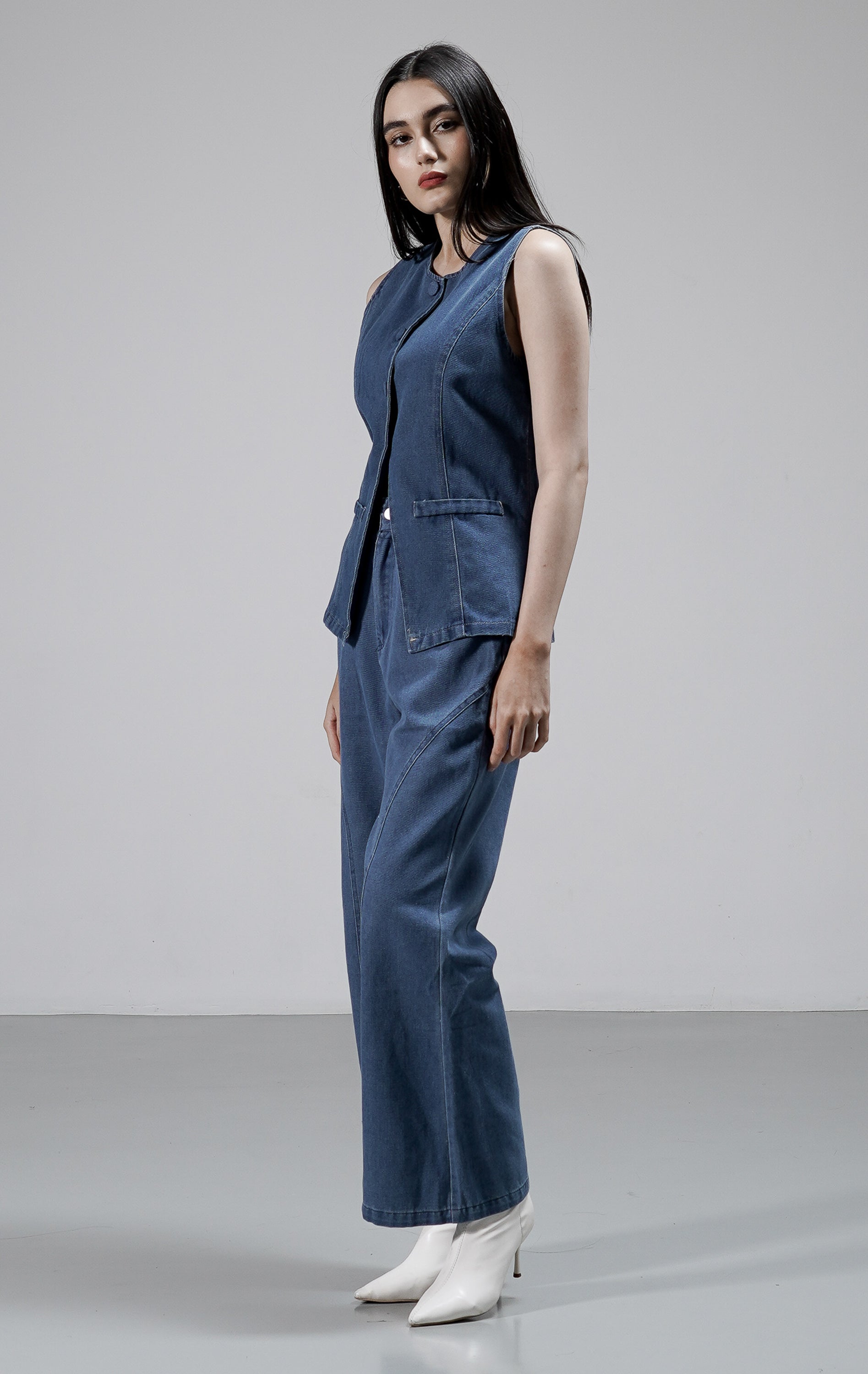 Peterly Vest Denim