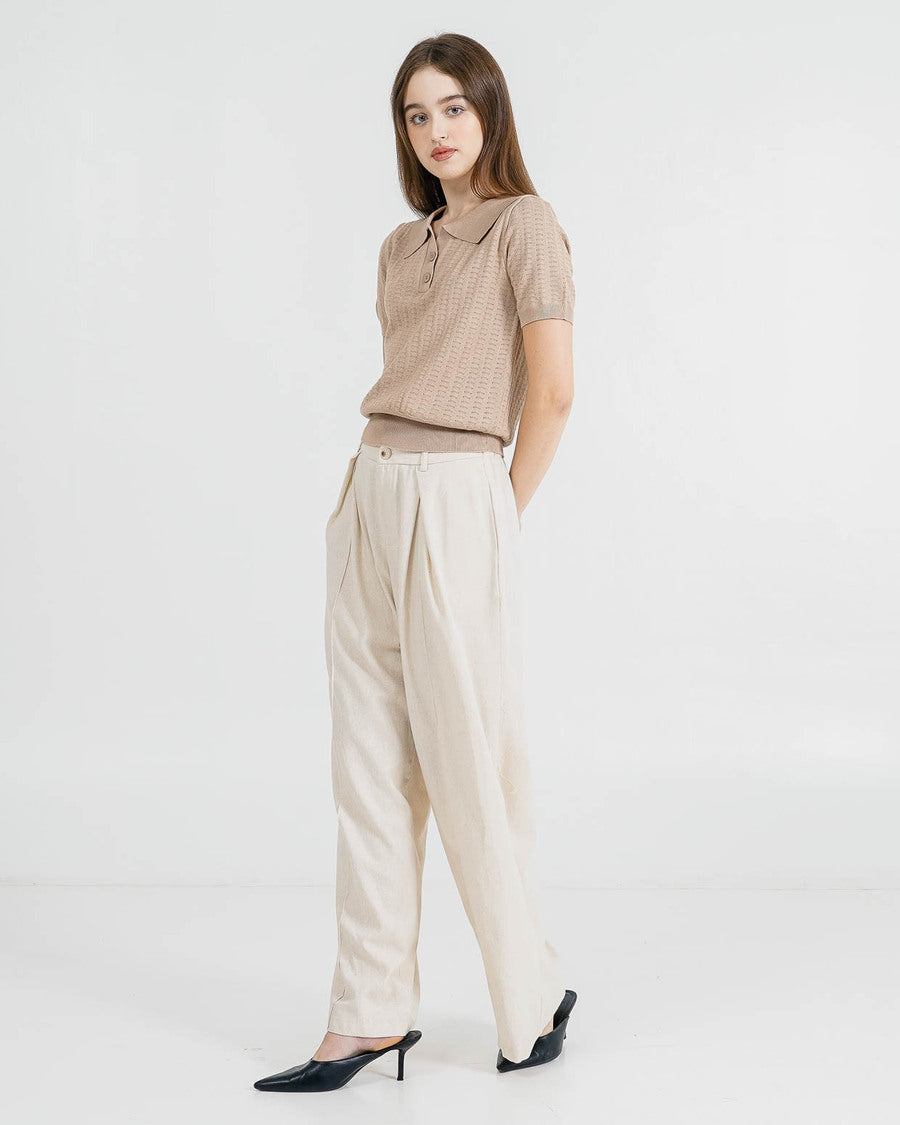 Verla Top Brown