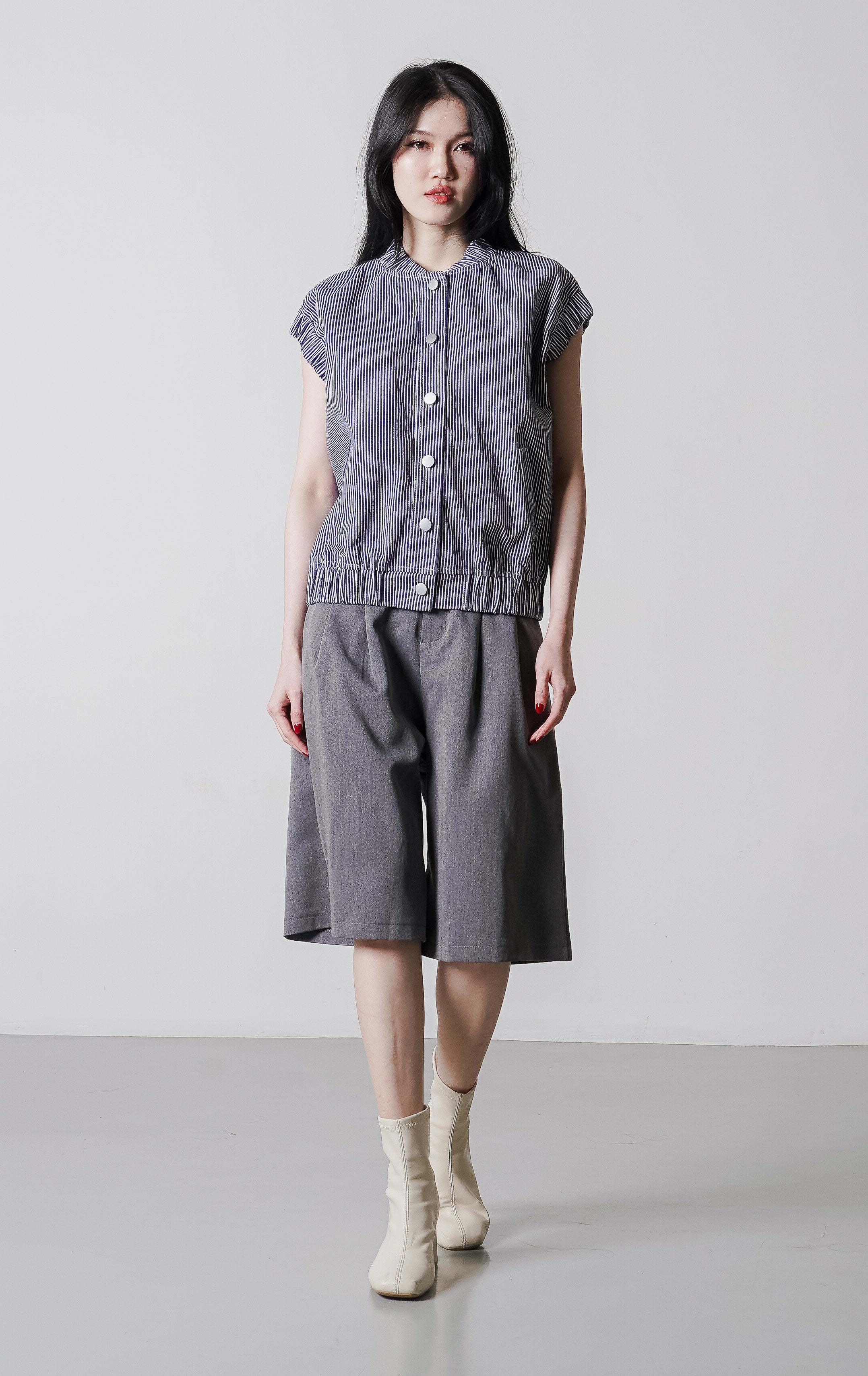 Harper Outer Blue Stripped