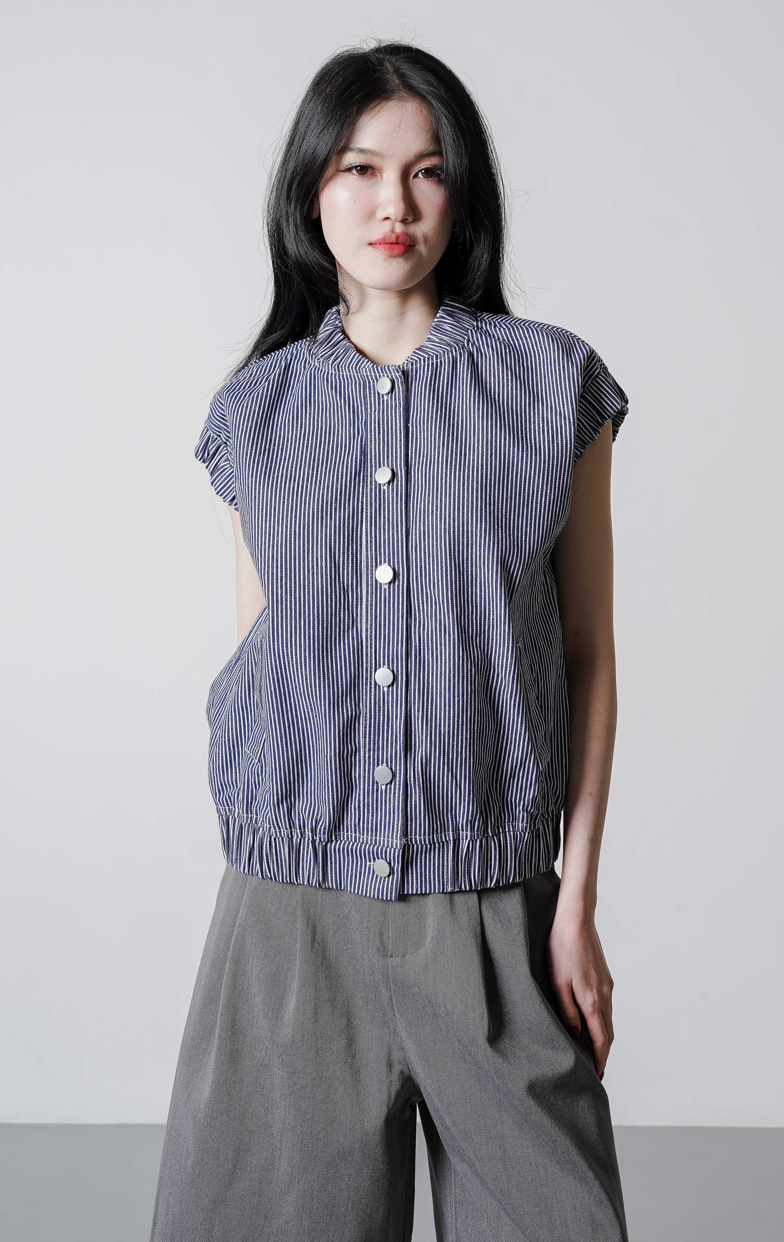 Harper Outer Blue Stripped