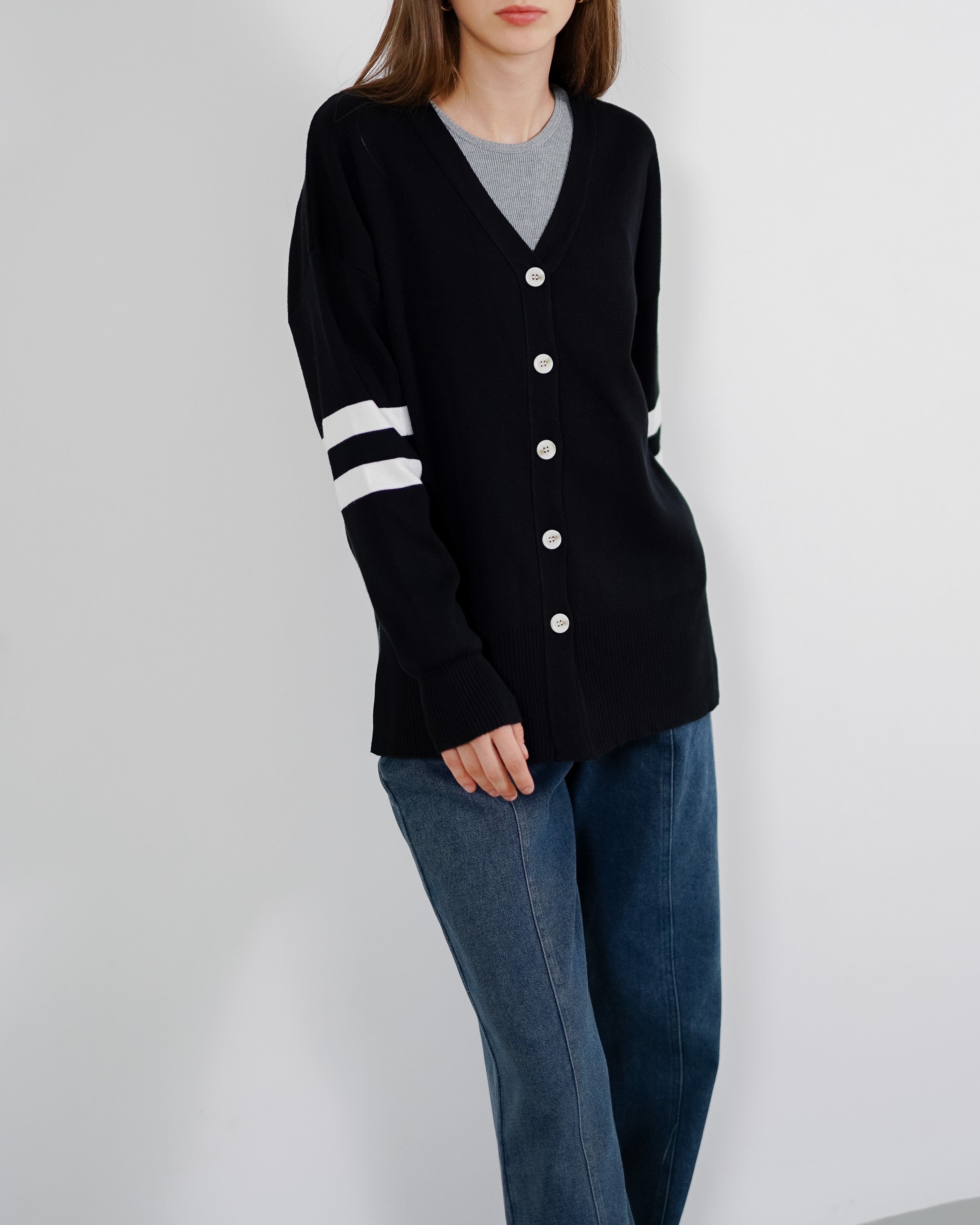 Amarsa Knit Cardigan Black