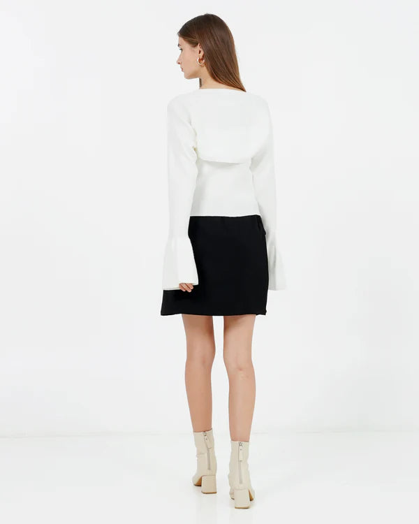 Amanda Knit Cardigan White