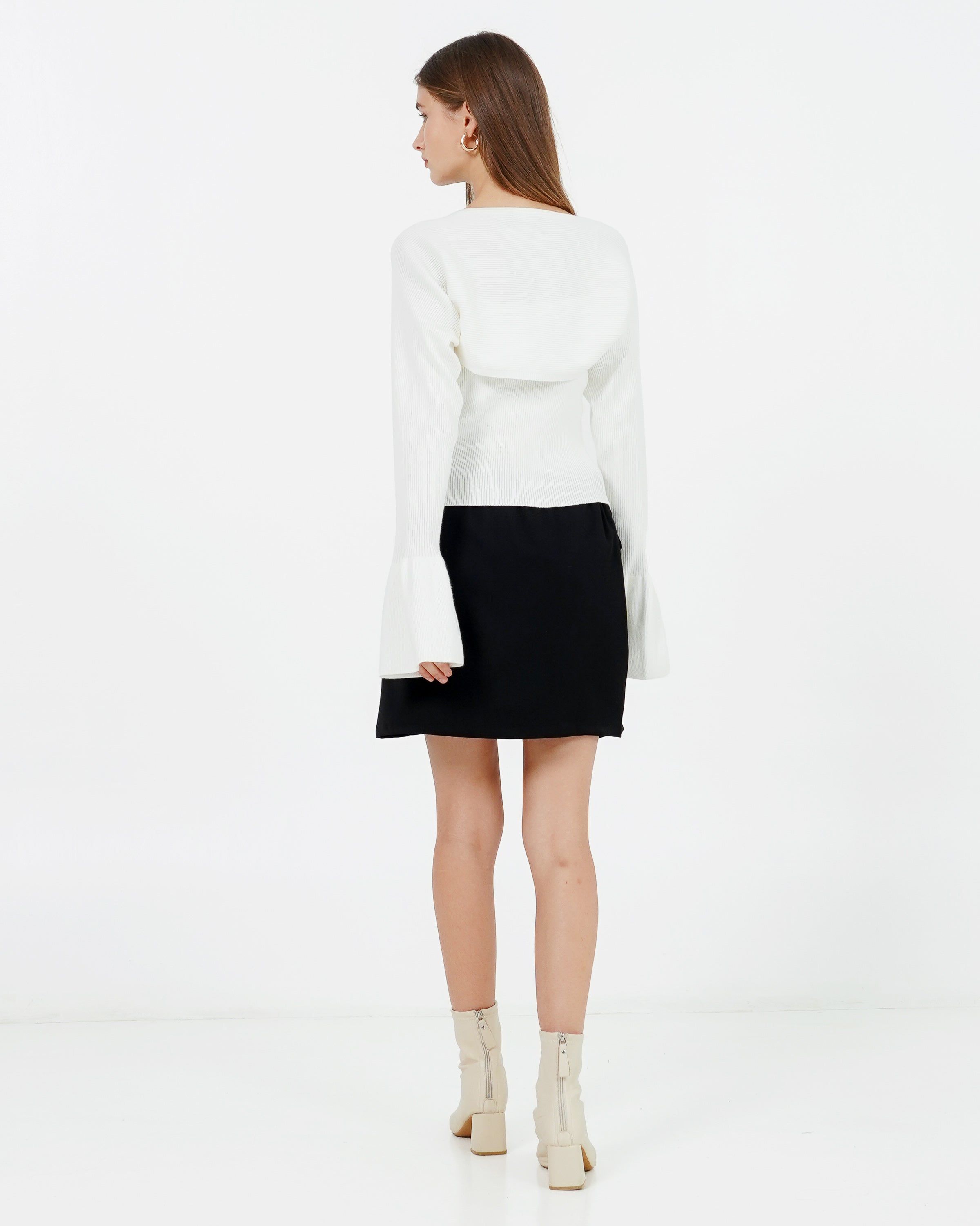 Amanda Knit Cardigan White