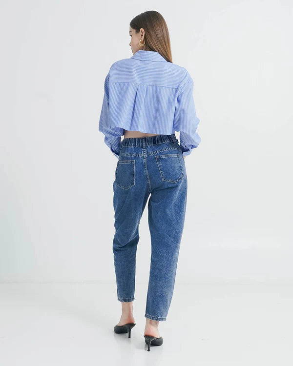 Claire Shirt Blue Striped