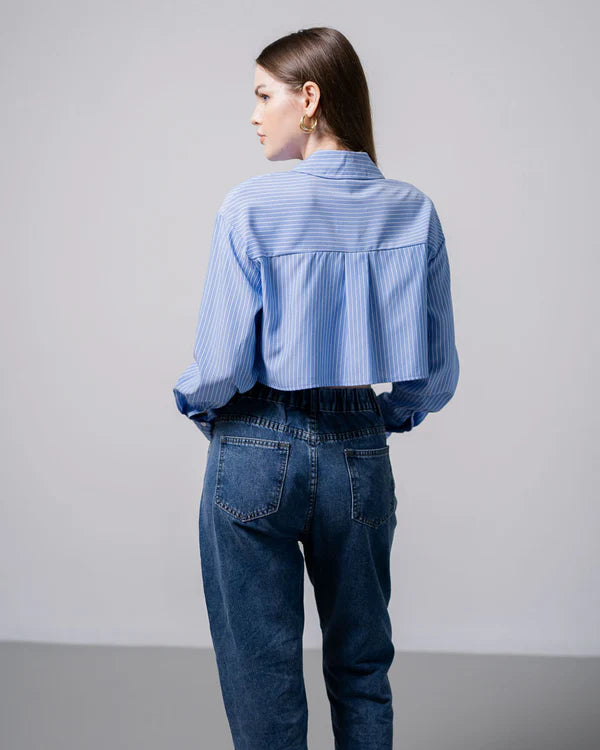 Claire Shirt Blue Striped