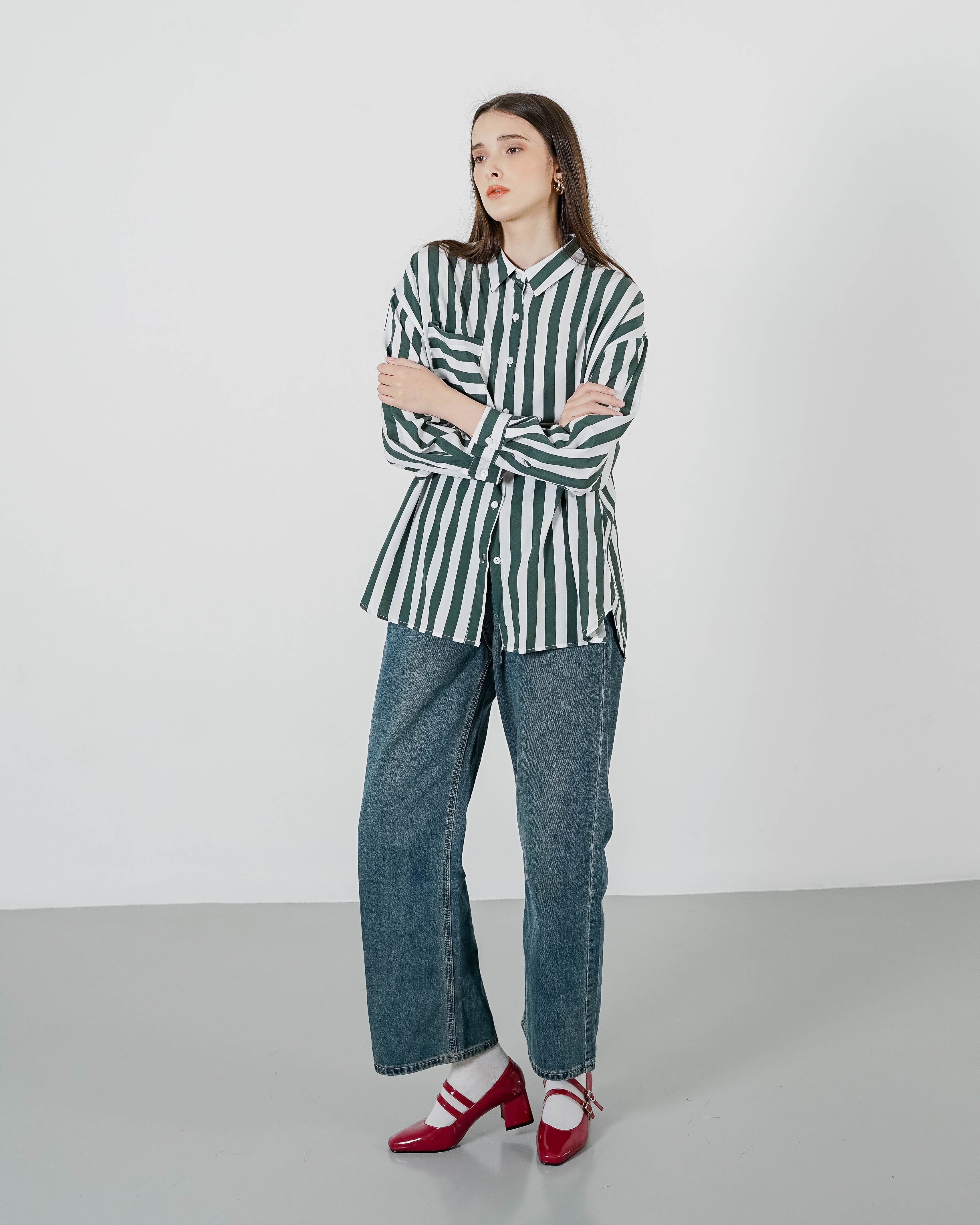 Libby Top Green