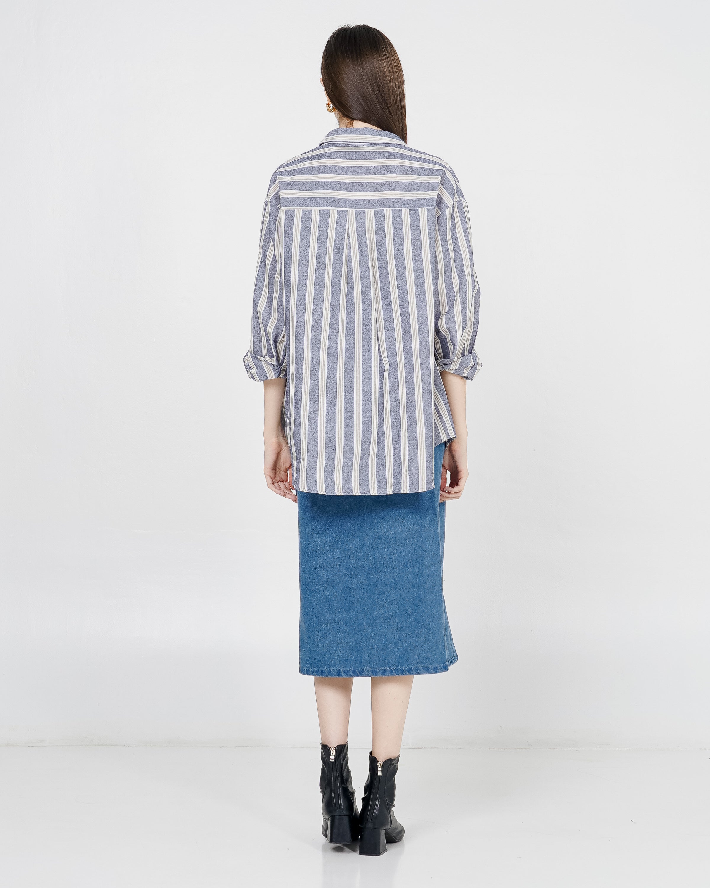 Elora Top Blue Striped