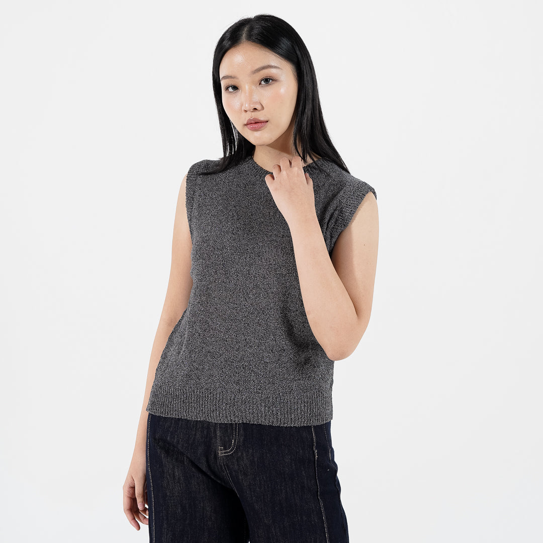 Alexis Knit Top Grey