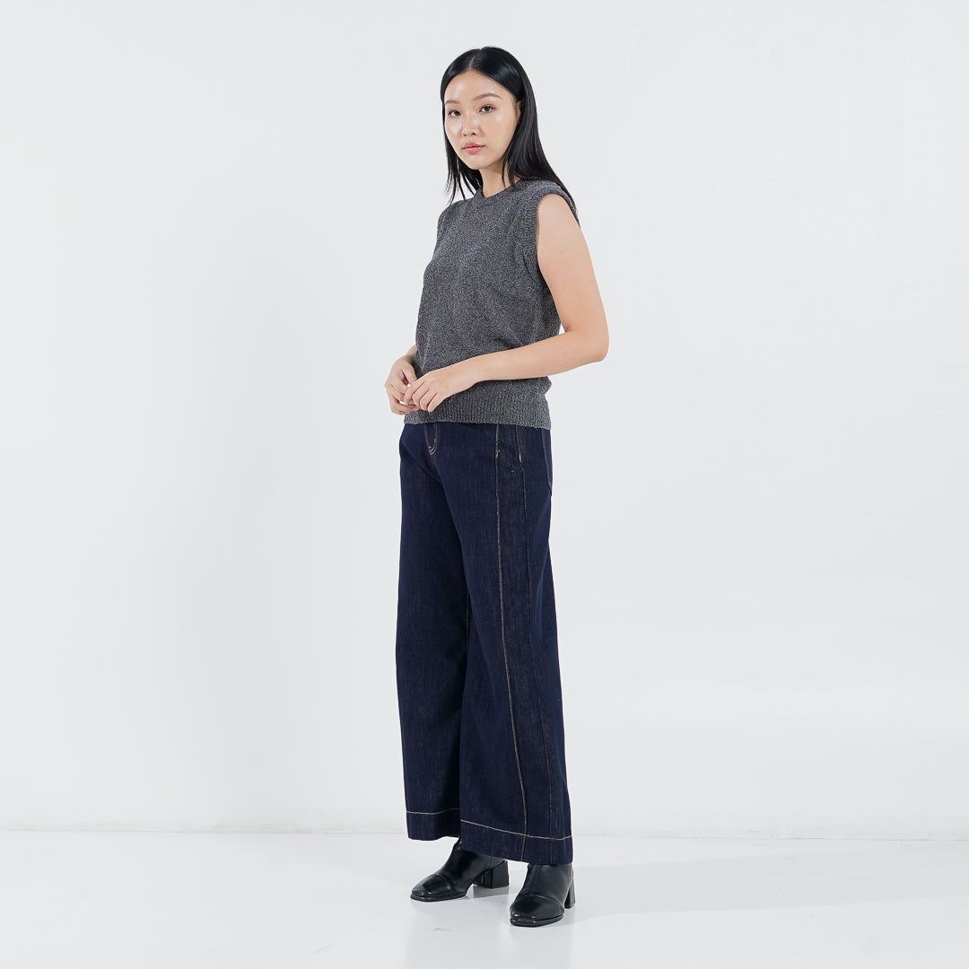 Alexis Knit Top Grey