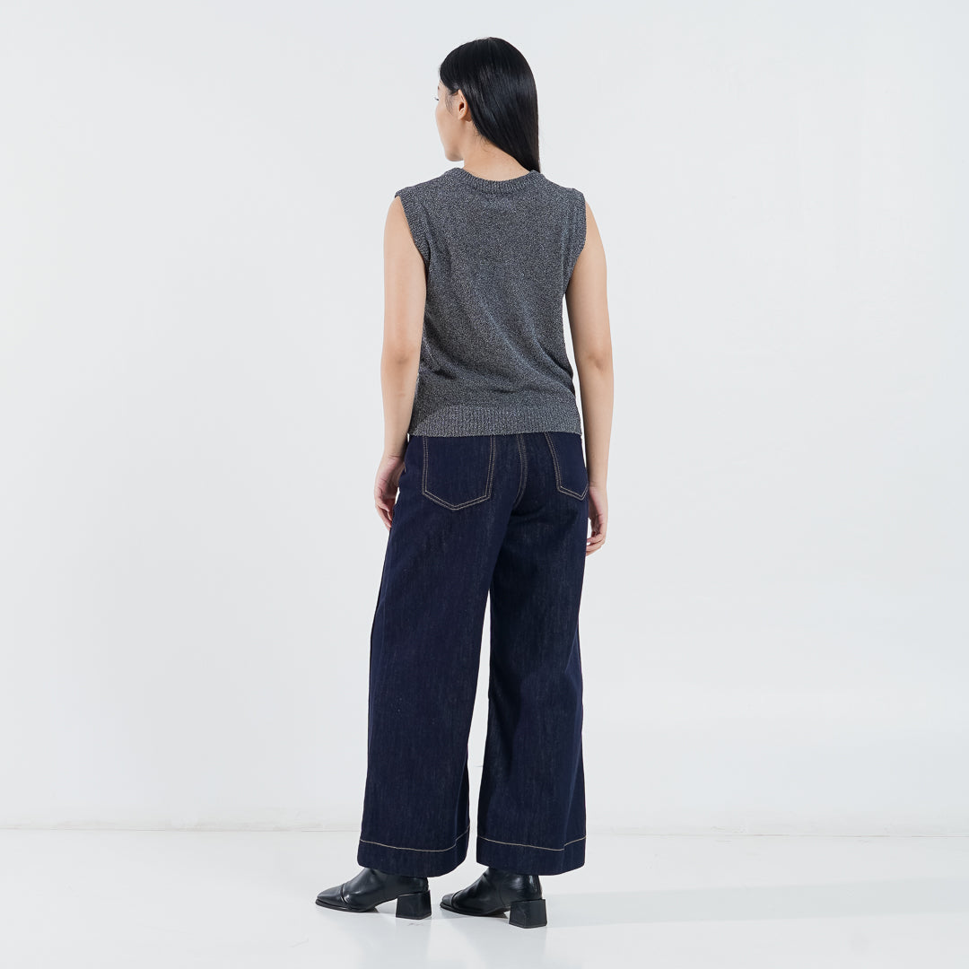 Alexis Knit Top Grey