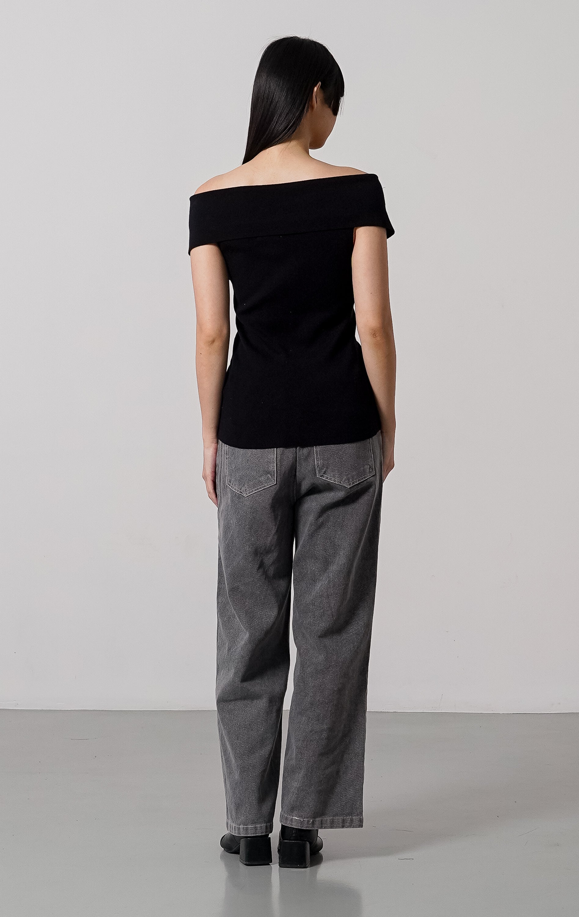 Mckenzie Knit Top Black