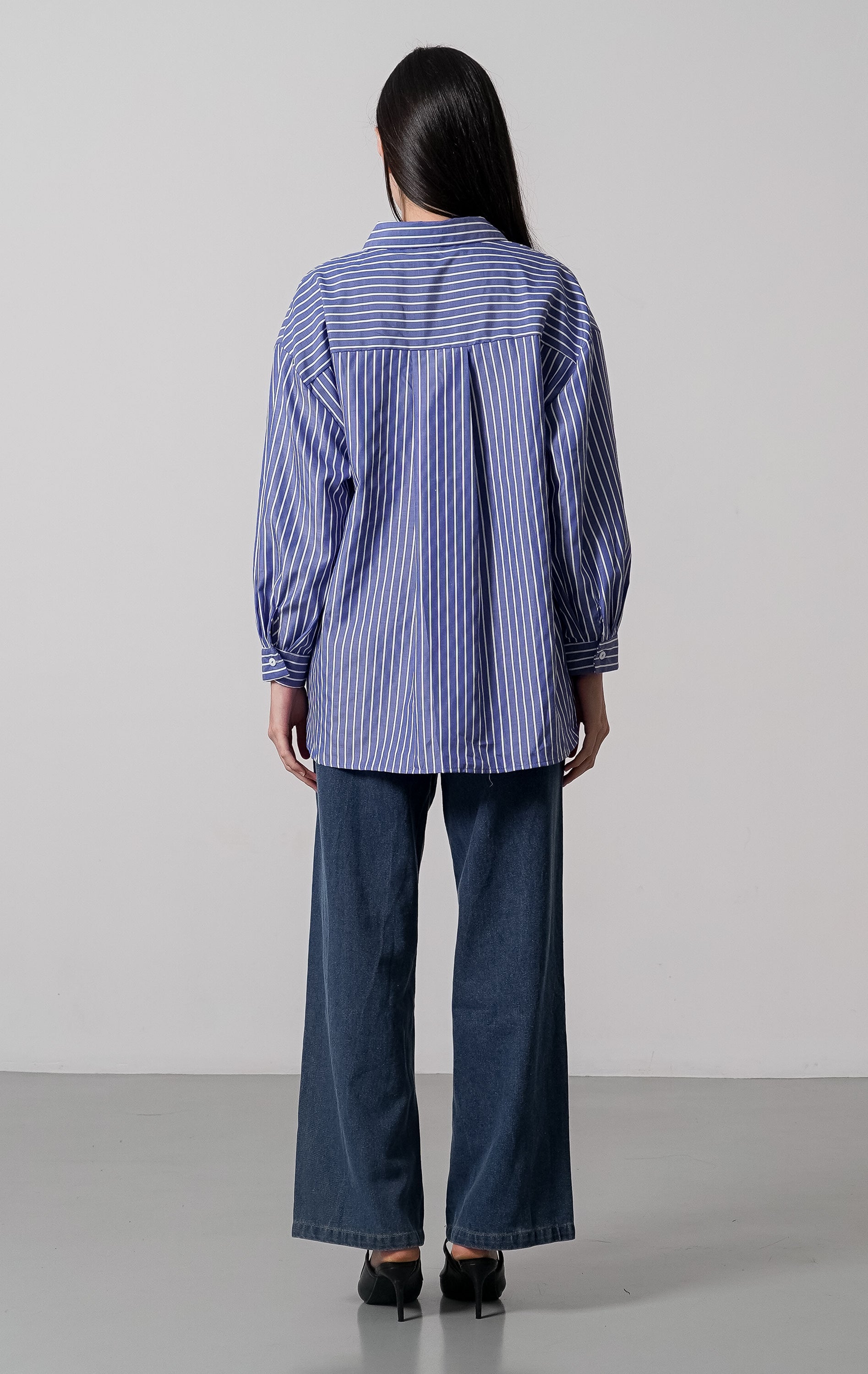 Clydie Top Blue Striped