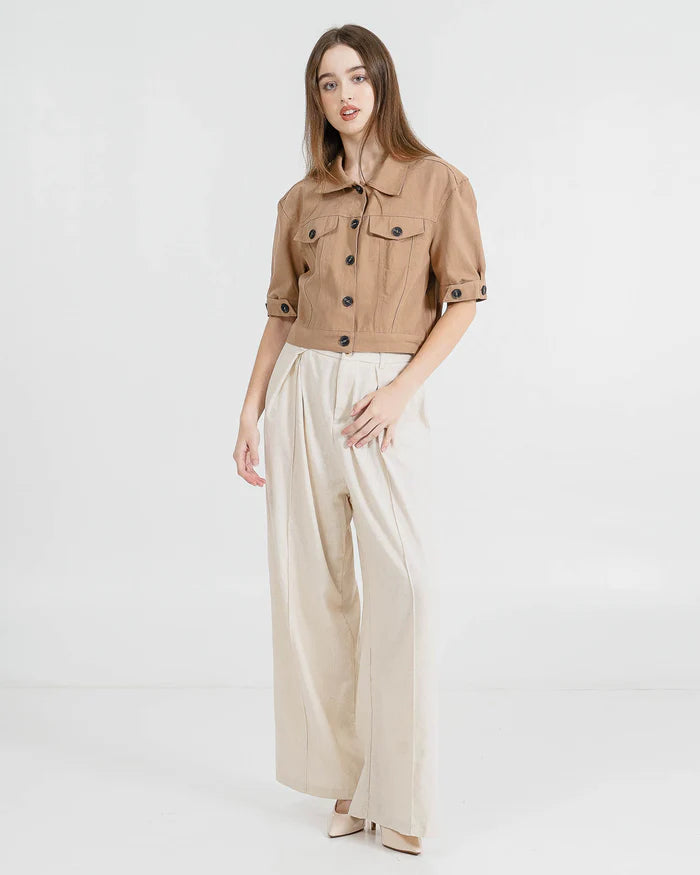 Flyn Top Brown