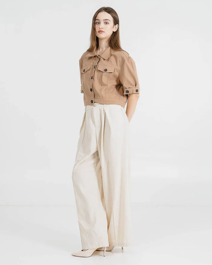 Flyn Top Brown