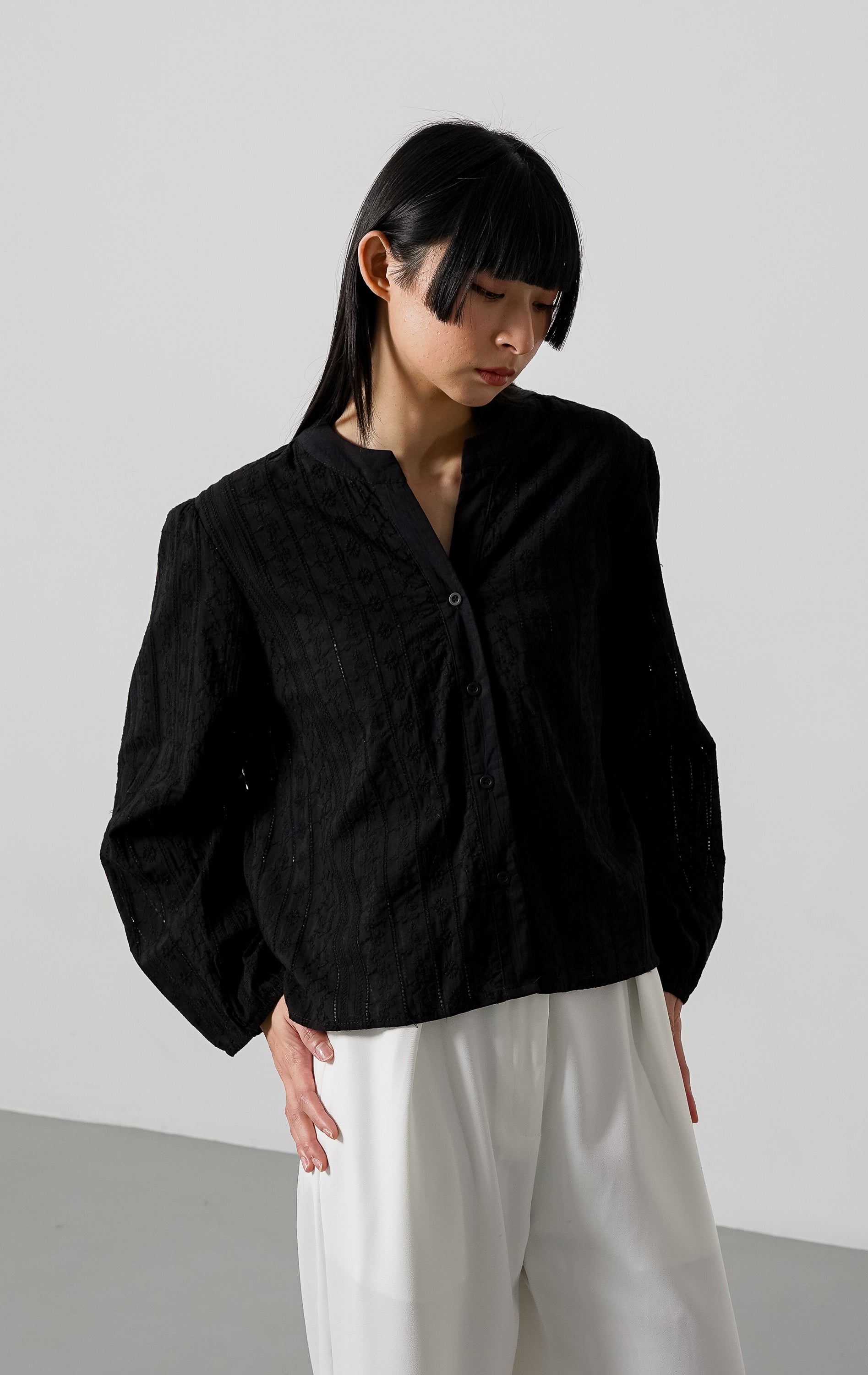 Flora Top Black