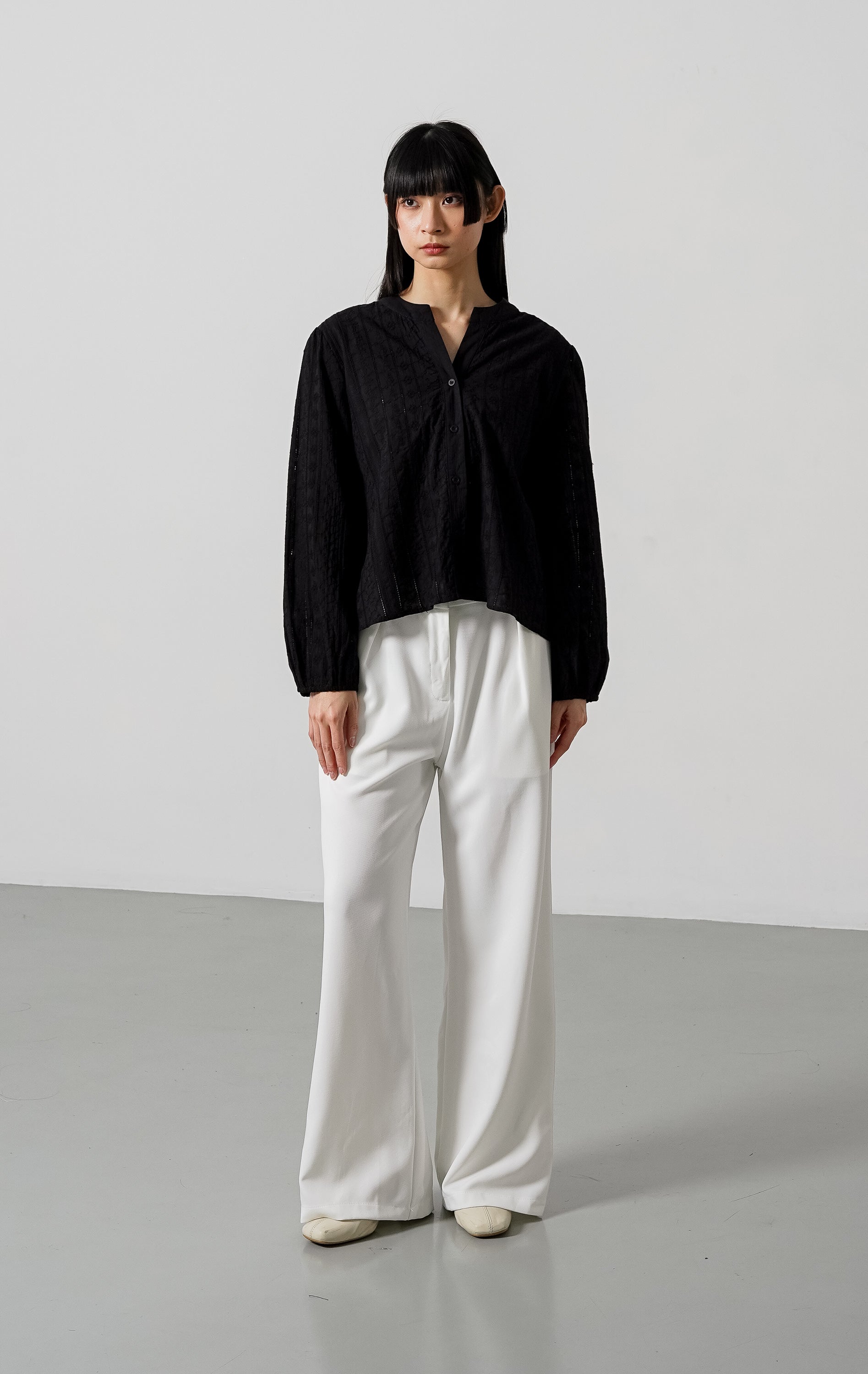 Flora Top Black
