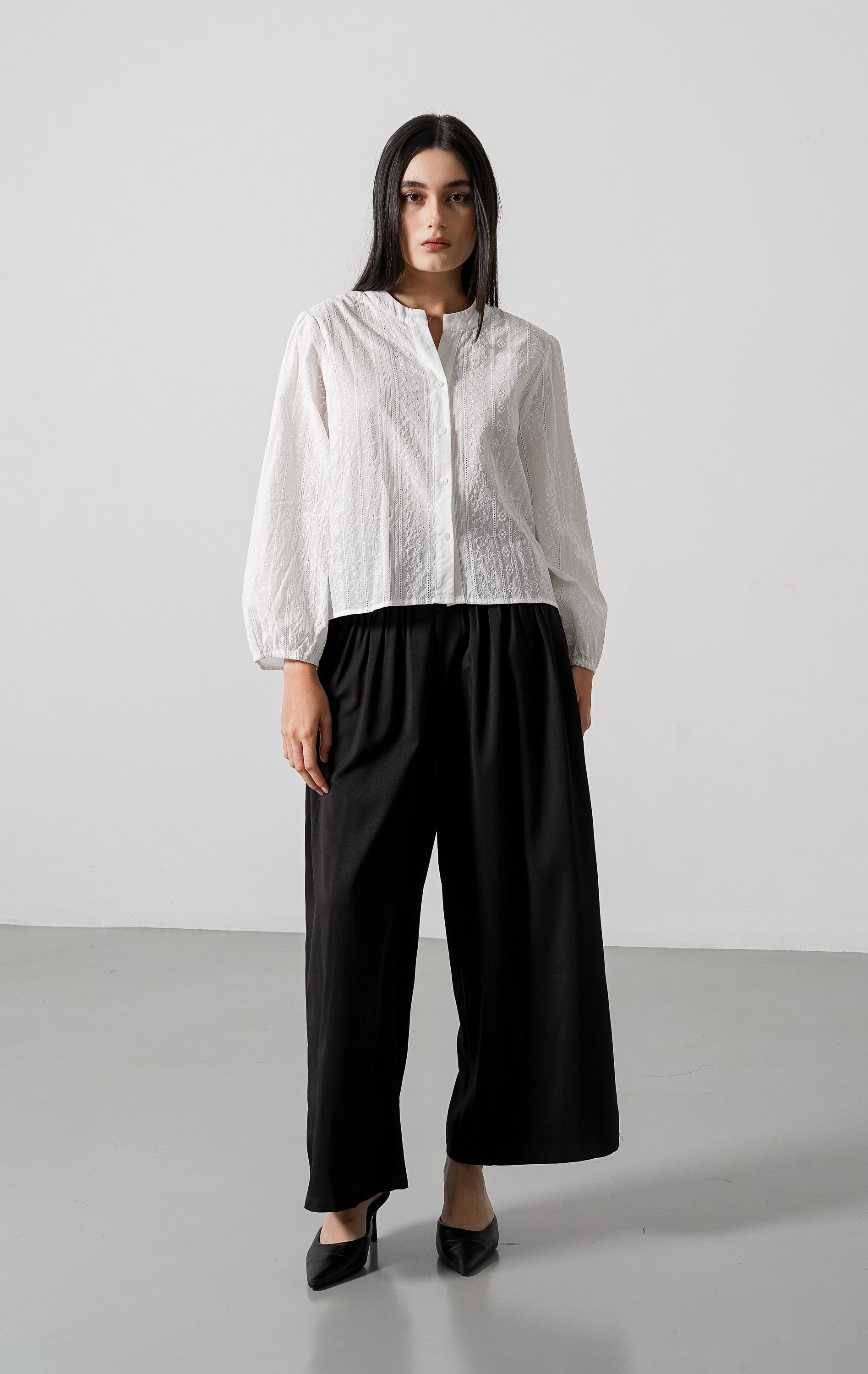 Flora Top White
