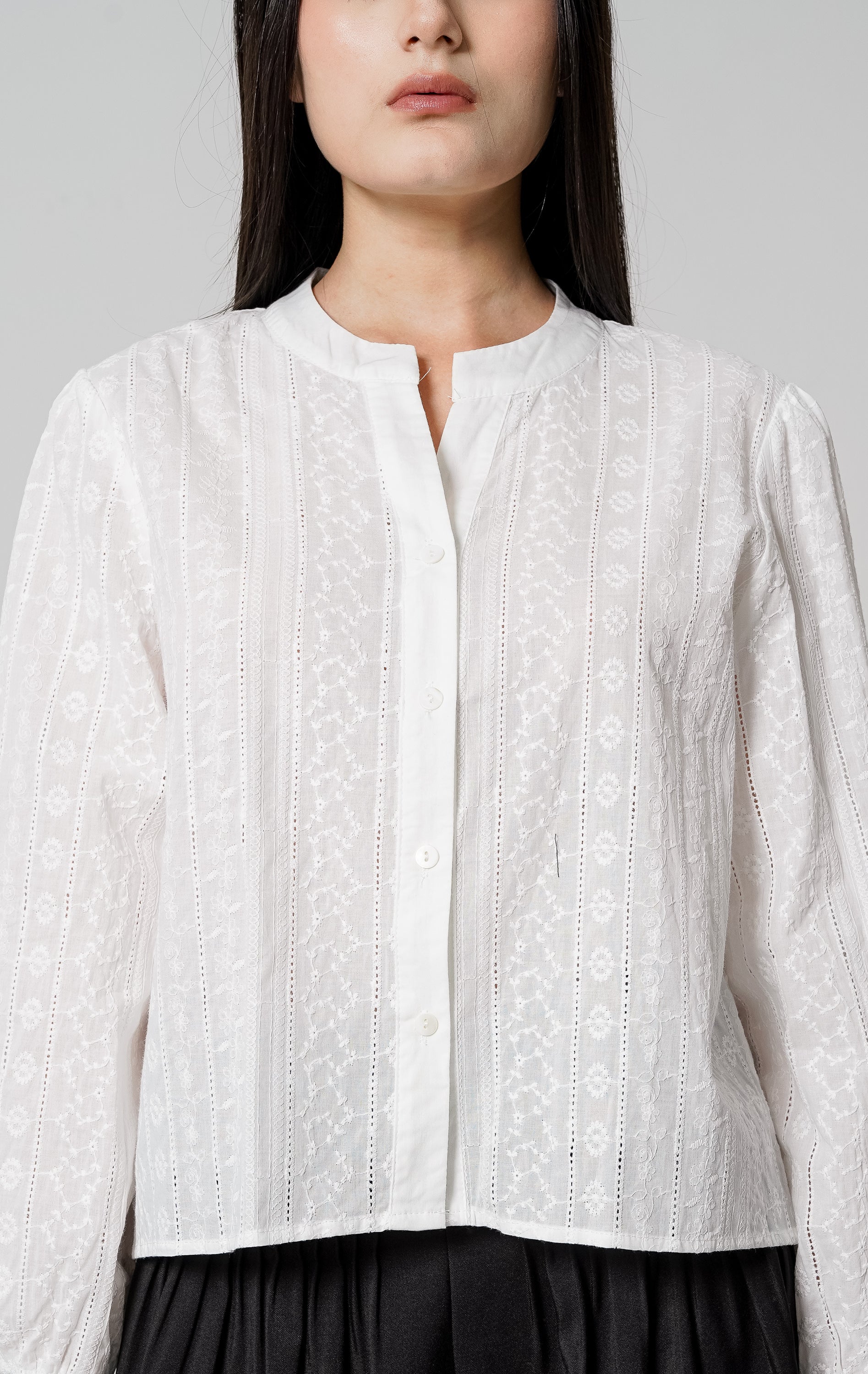 Flora Top White