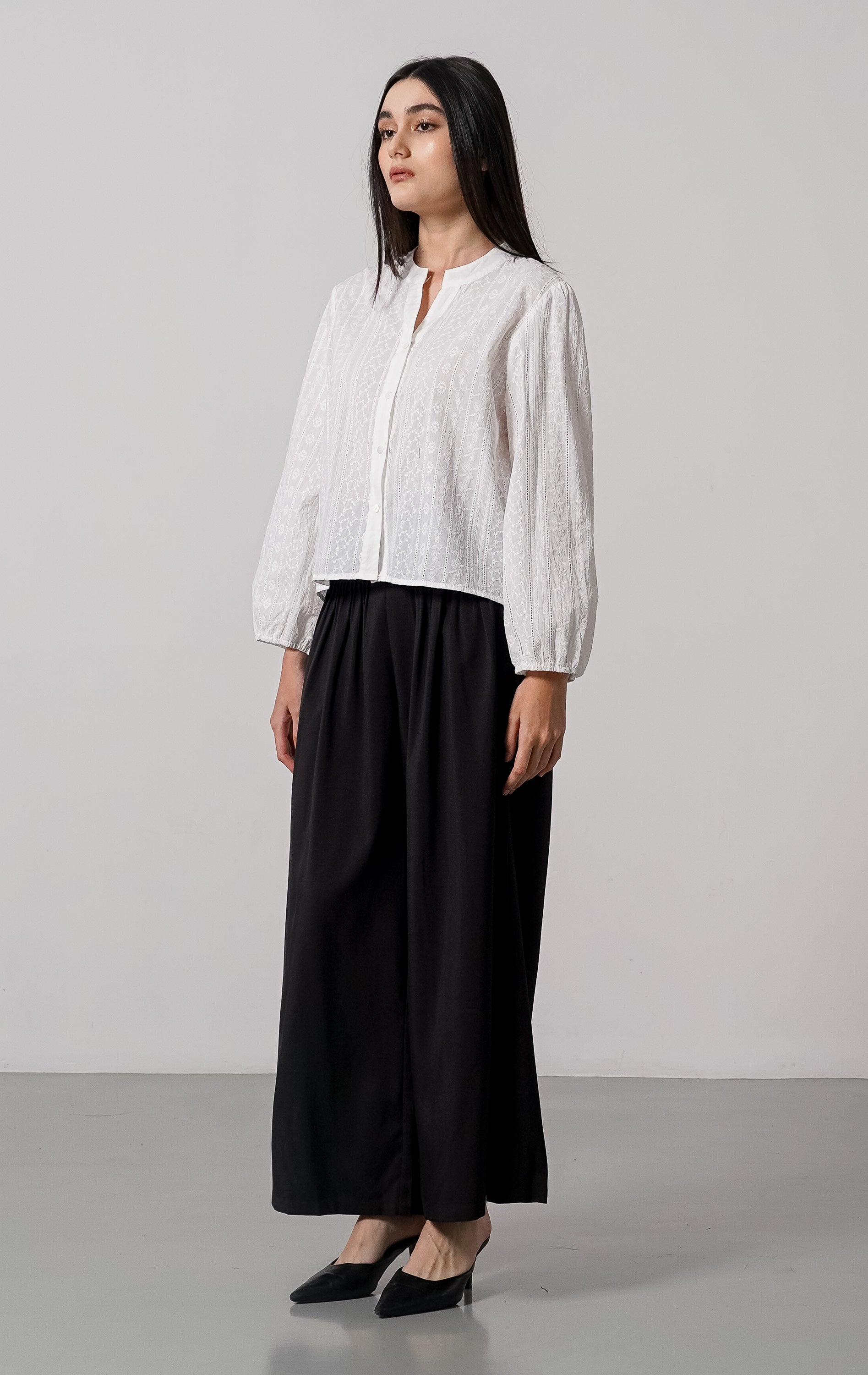 Flora Top White