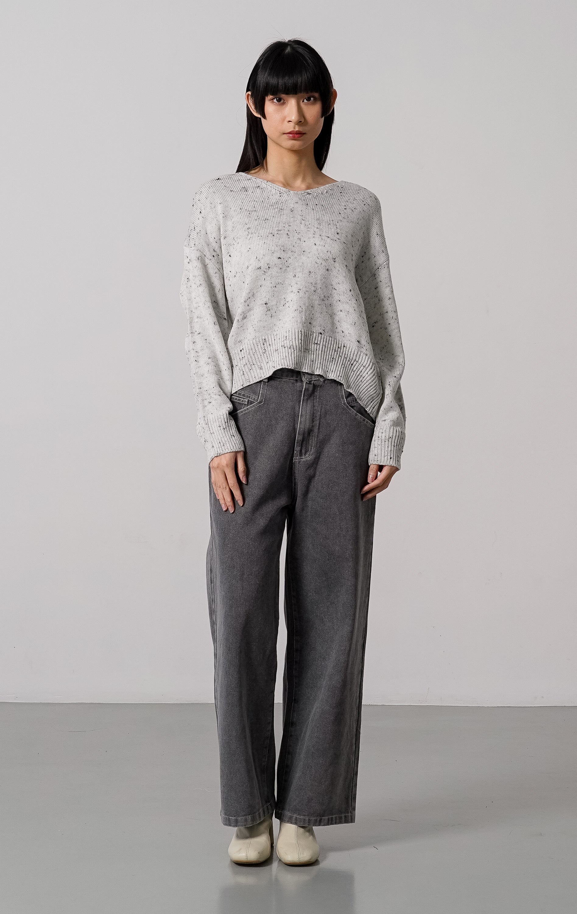 Chester Top Light Grey