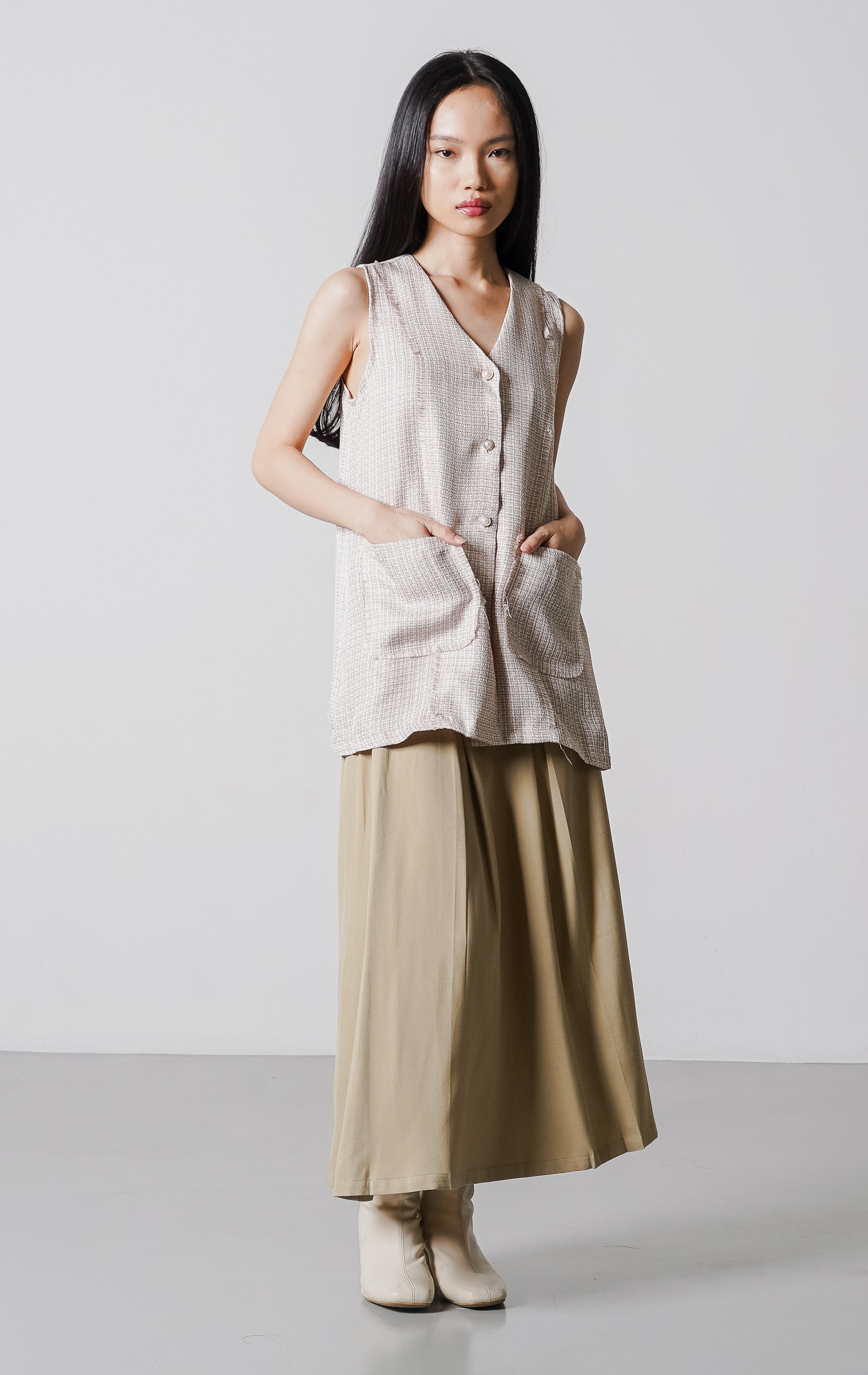Zionna Vest Brown