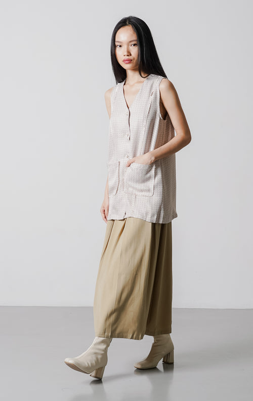 Zionna Vest Brown