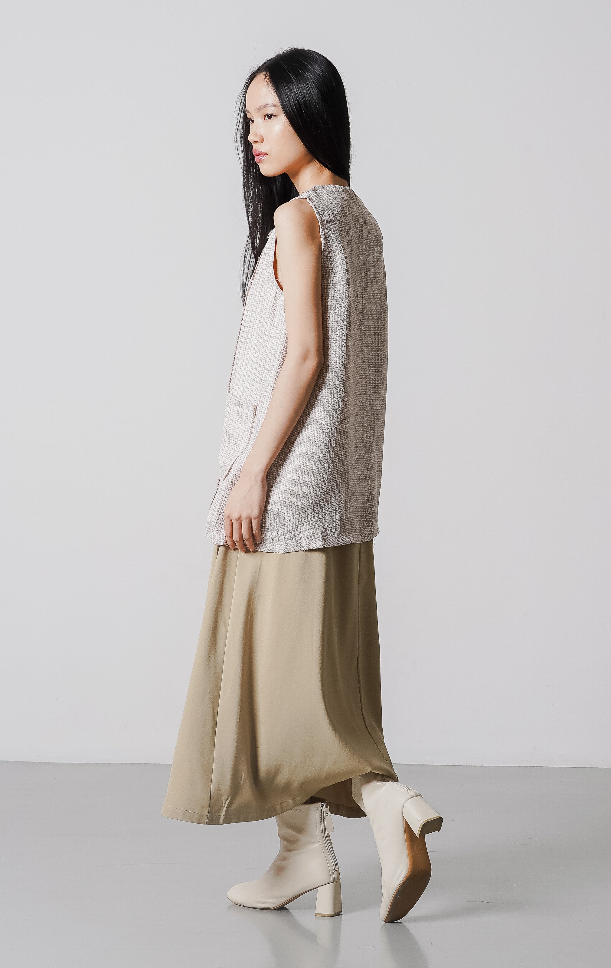 Zionna Vest Brown