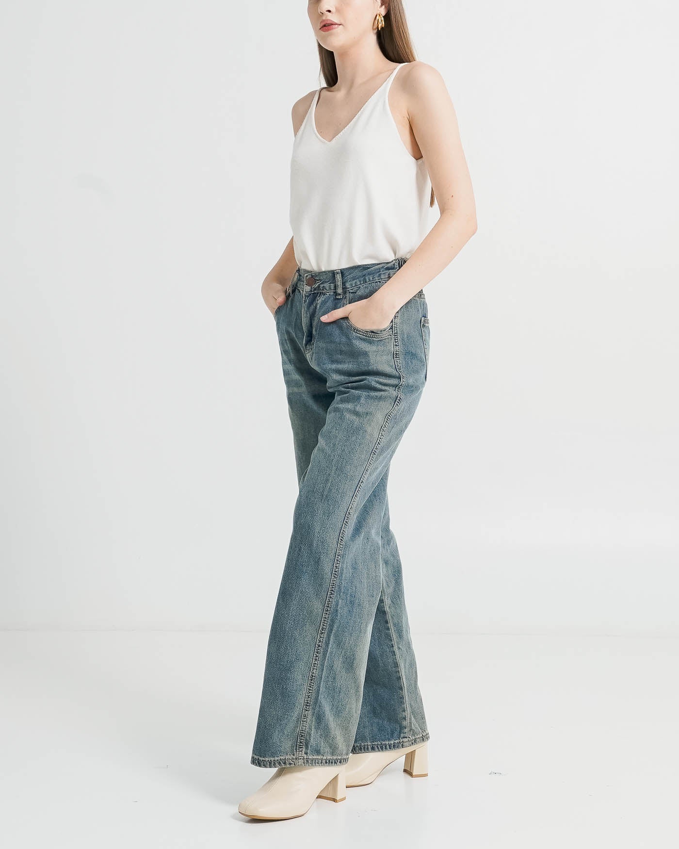 Allesio Oversized Denim Pants – Celana Panjang Jeans Wanita