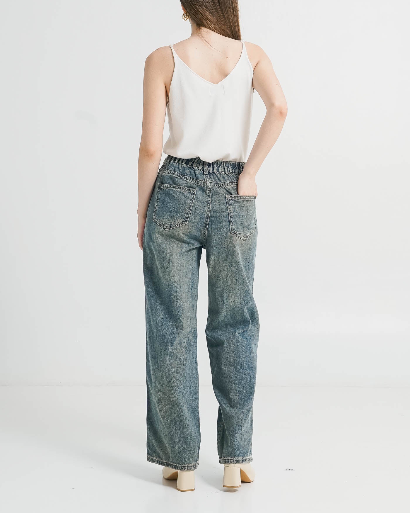 Allesio Oversized Denim Pants – Celana Panjang Jeans Wanita