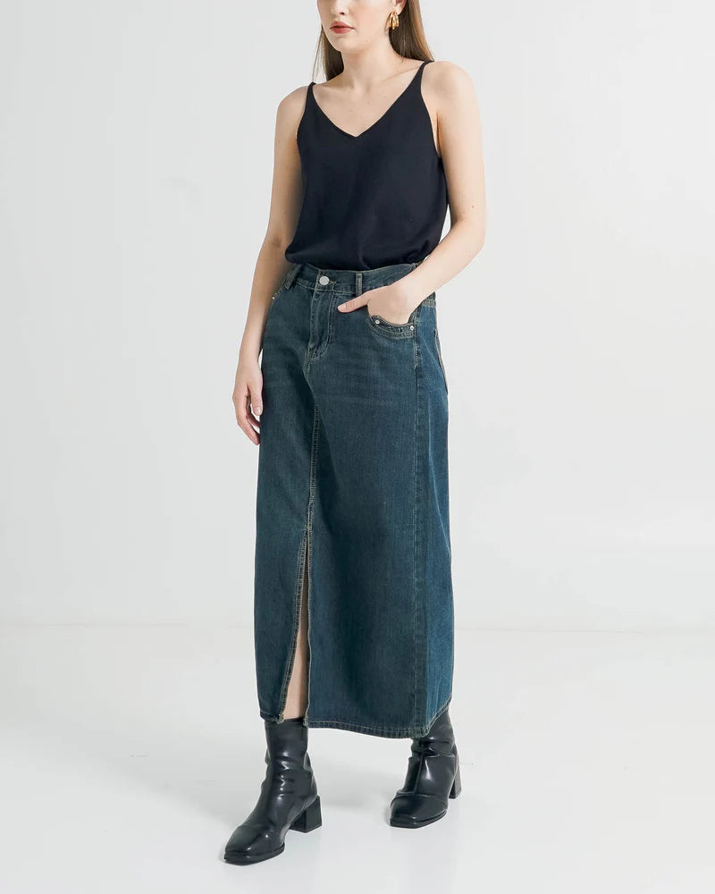 Jerico Skirt Dark Denim