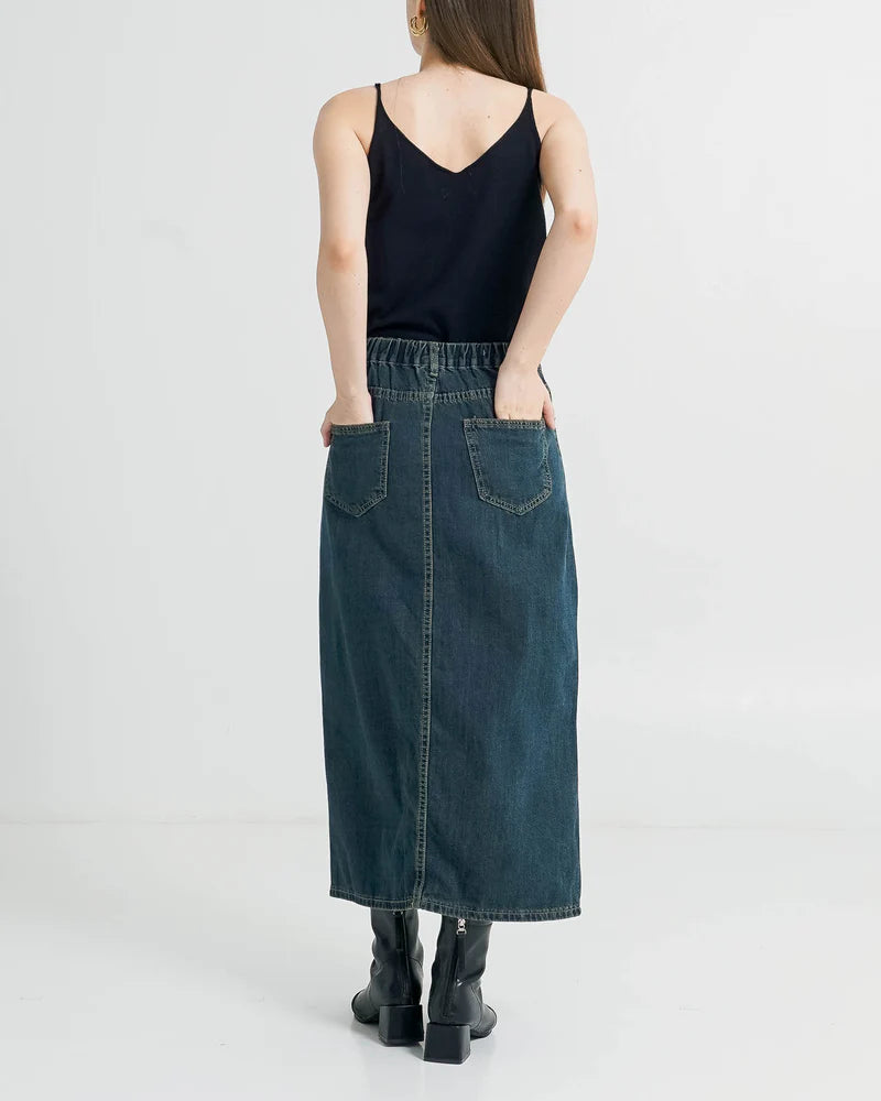 Jerico Skirt Dark Denim
