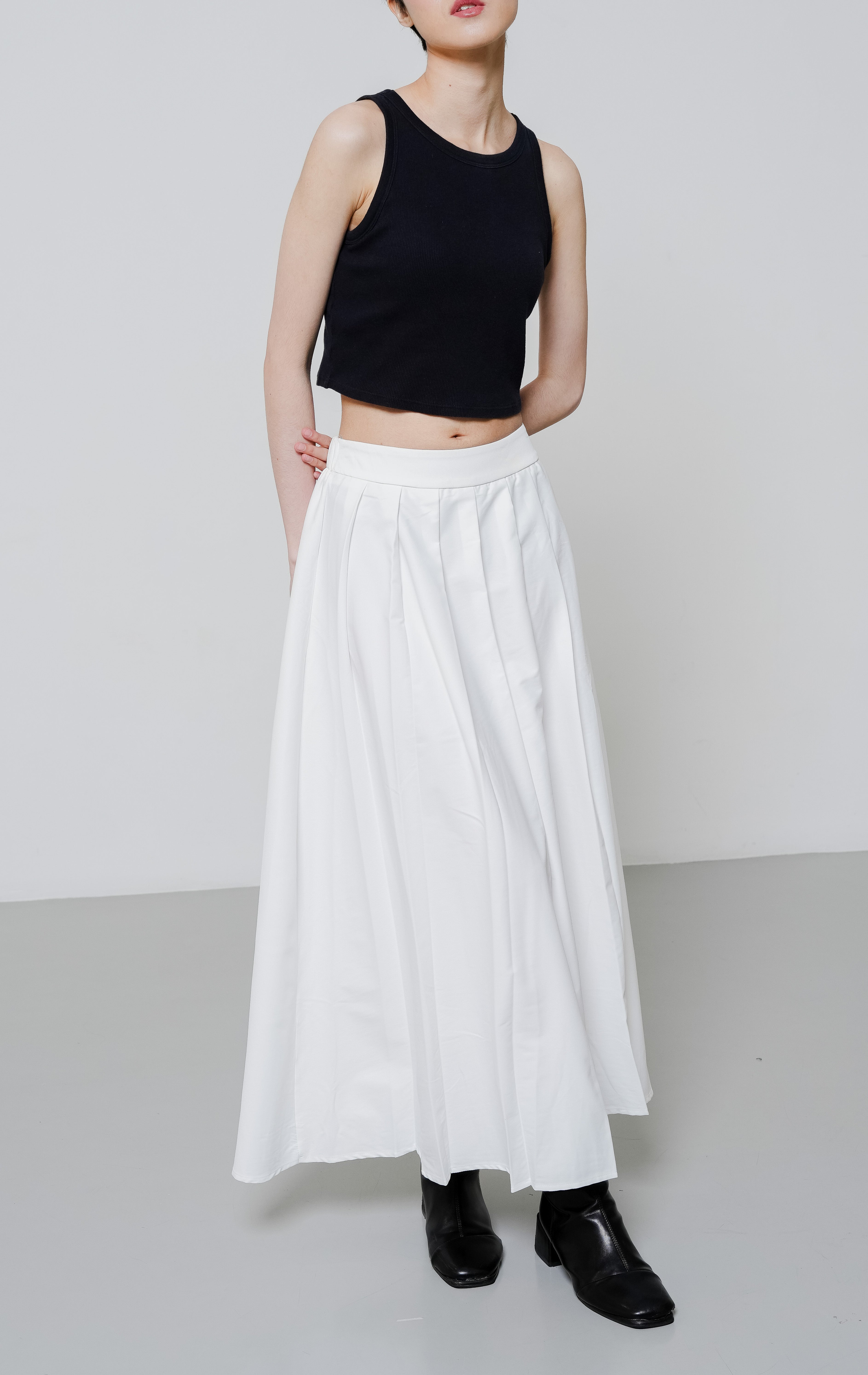 Cora Skirt White