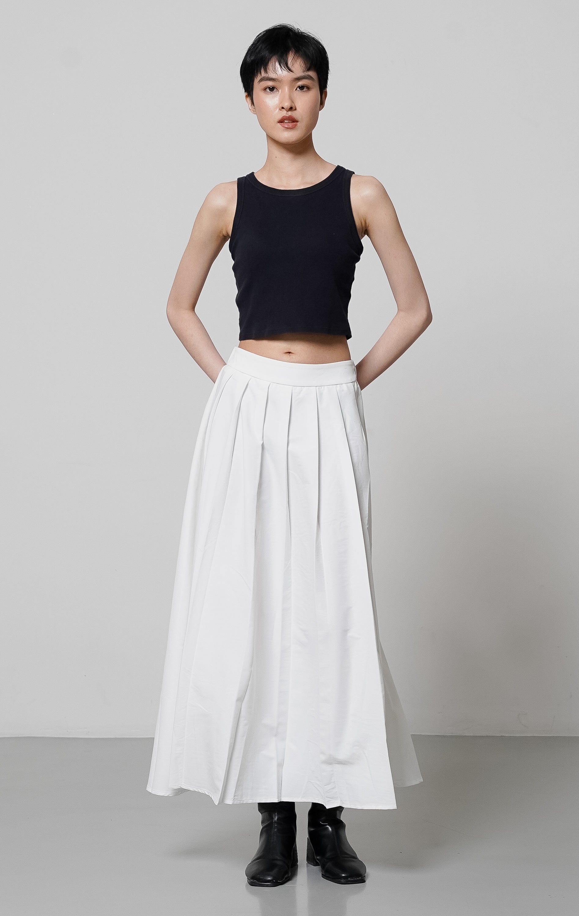 Cora Skirt White